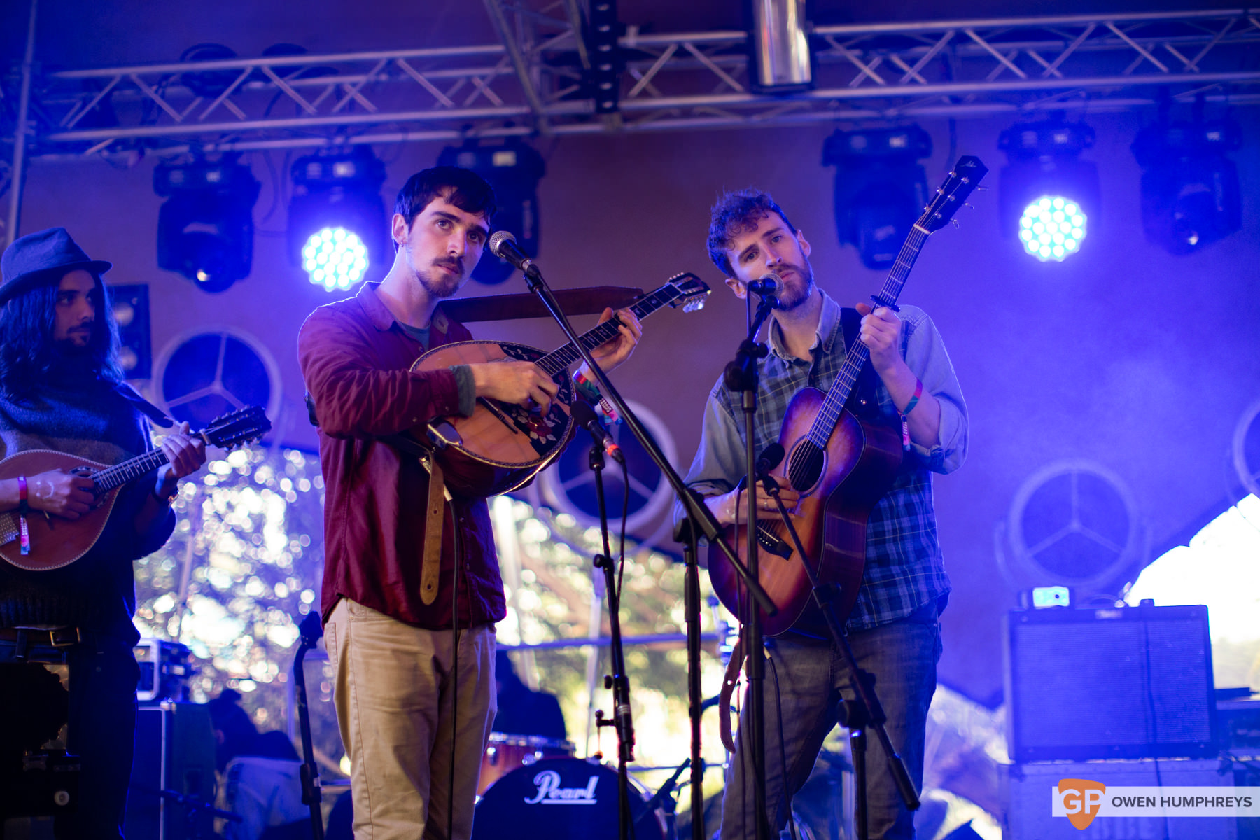 The Vagabonds at Knockanstockan 2019. Photo by Owen Humphreys. www.owen.ie