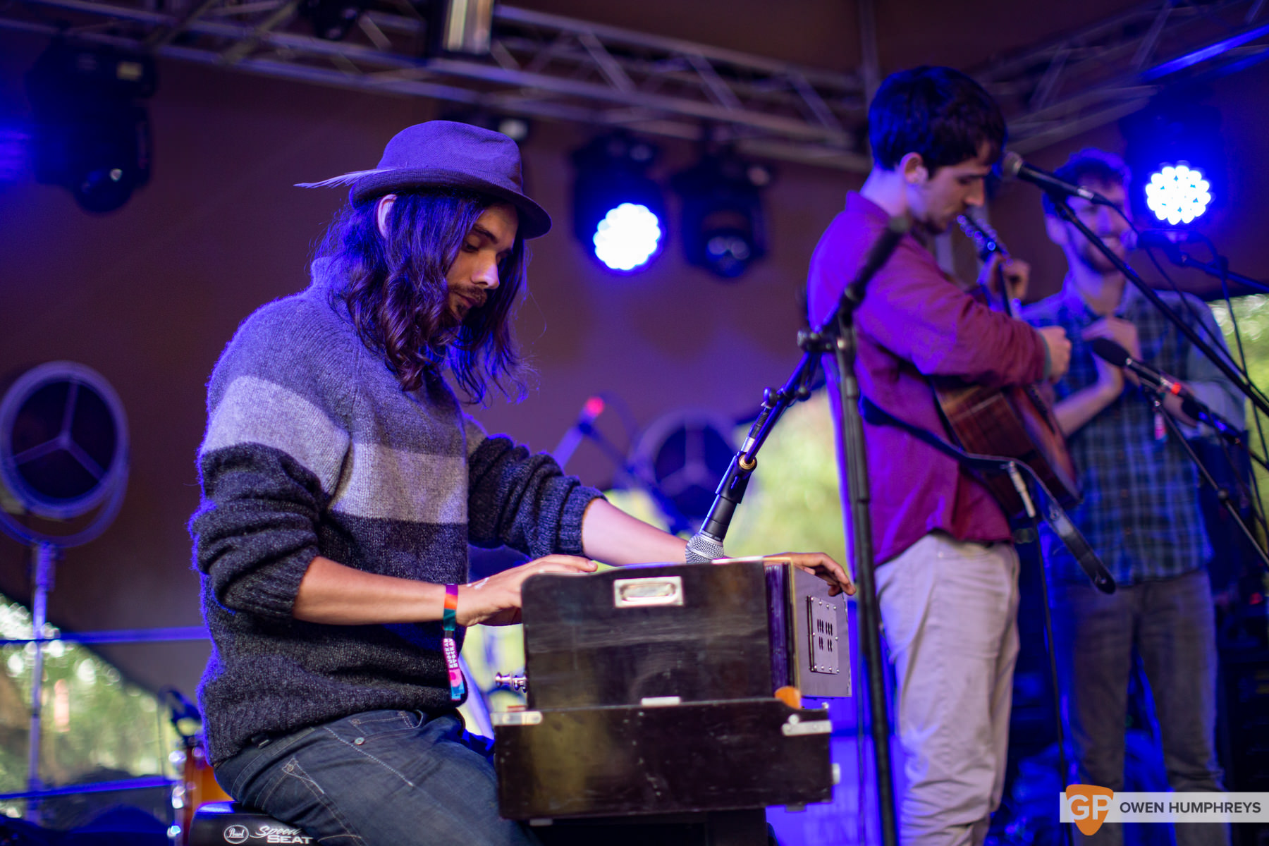 The Vagabonds at Knockanstockan 2019. Photo by Owen Humphreys. www.owen.ie
