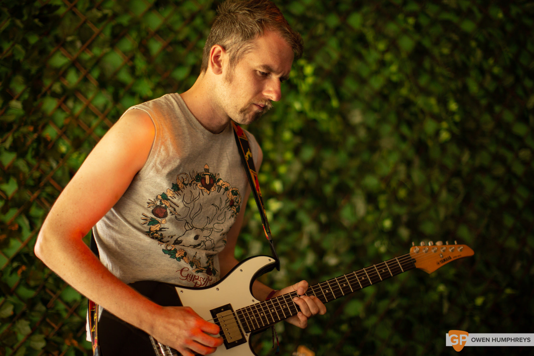 Andi at Knockanstockan 2019. Photo by Owen Humphreys. www.owen.ie