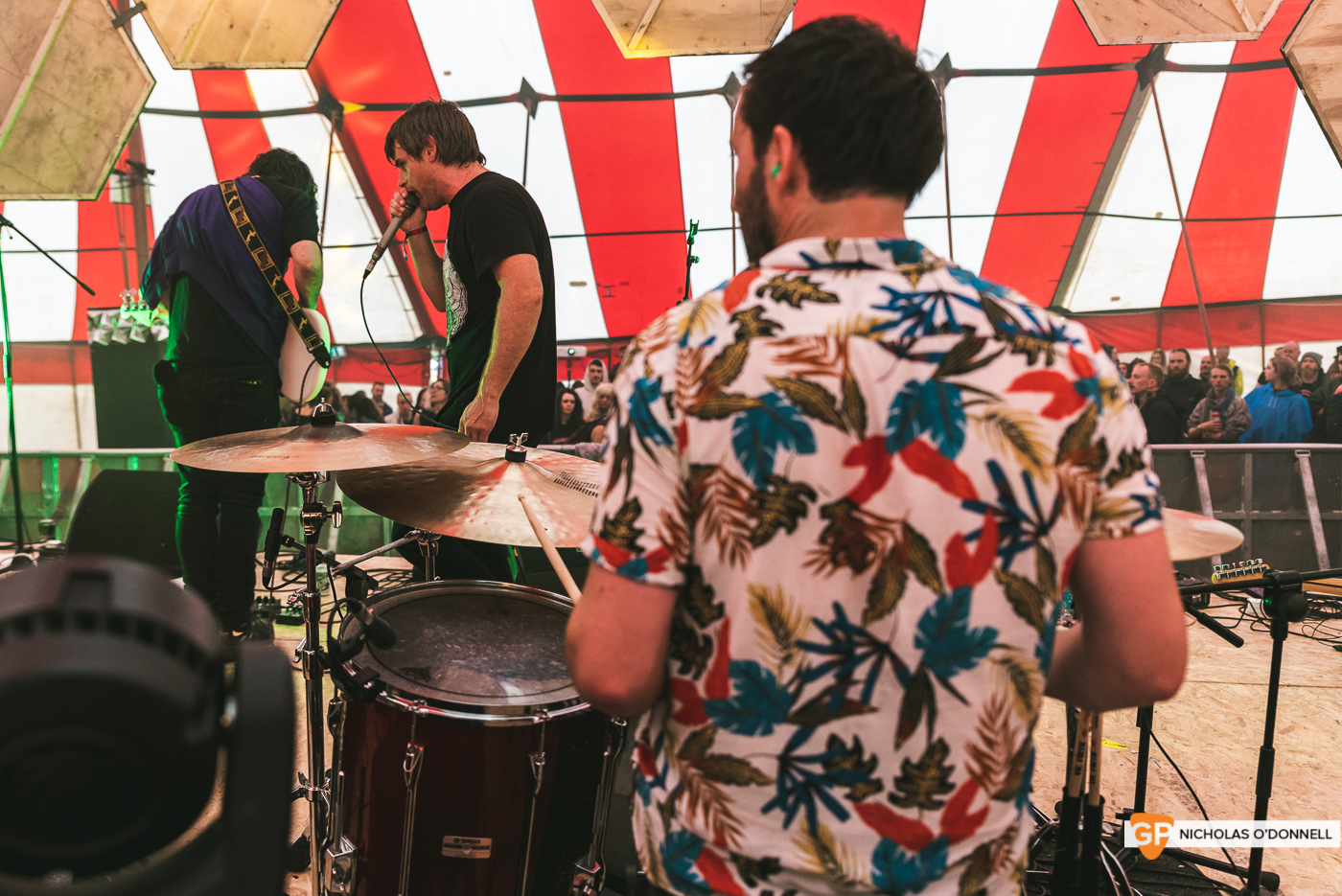 Panik Attacks performing on the Dimestore stage at KnockanStockan 19. Photos by Nicholas O_Donnell. (3 of 7)
