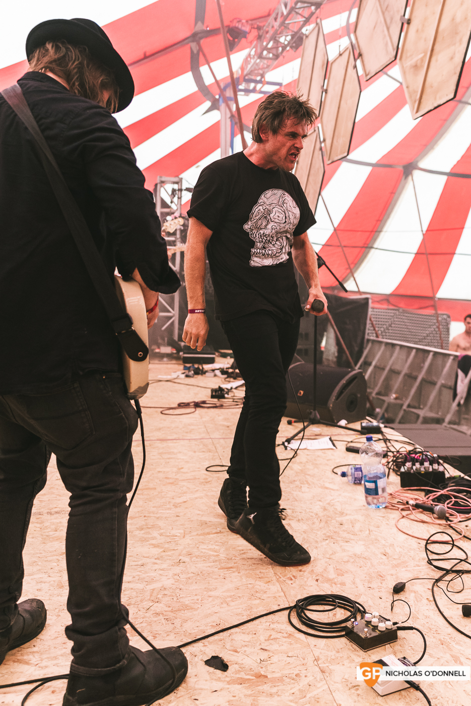 Panik Attacks performing on the Dimestore stage at KnockanStockan 19. Photos by Nicholas O_Donnell. (4 of 7)