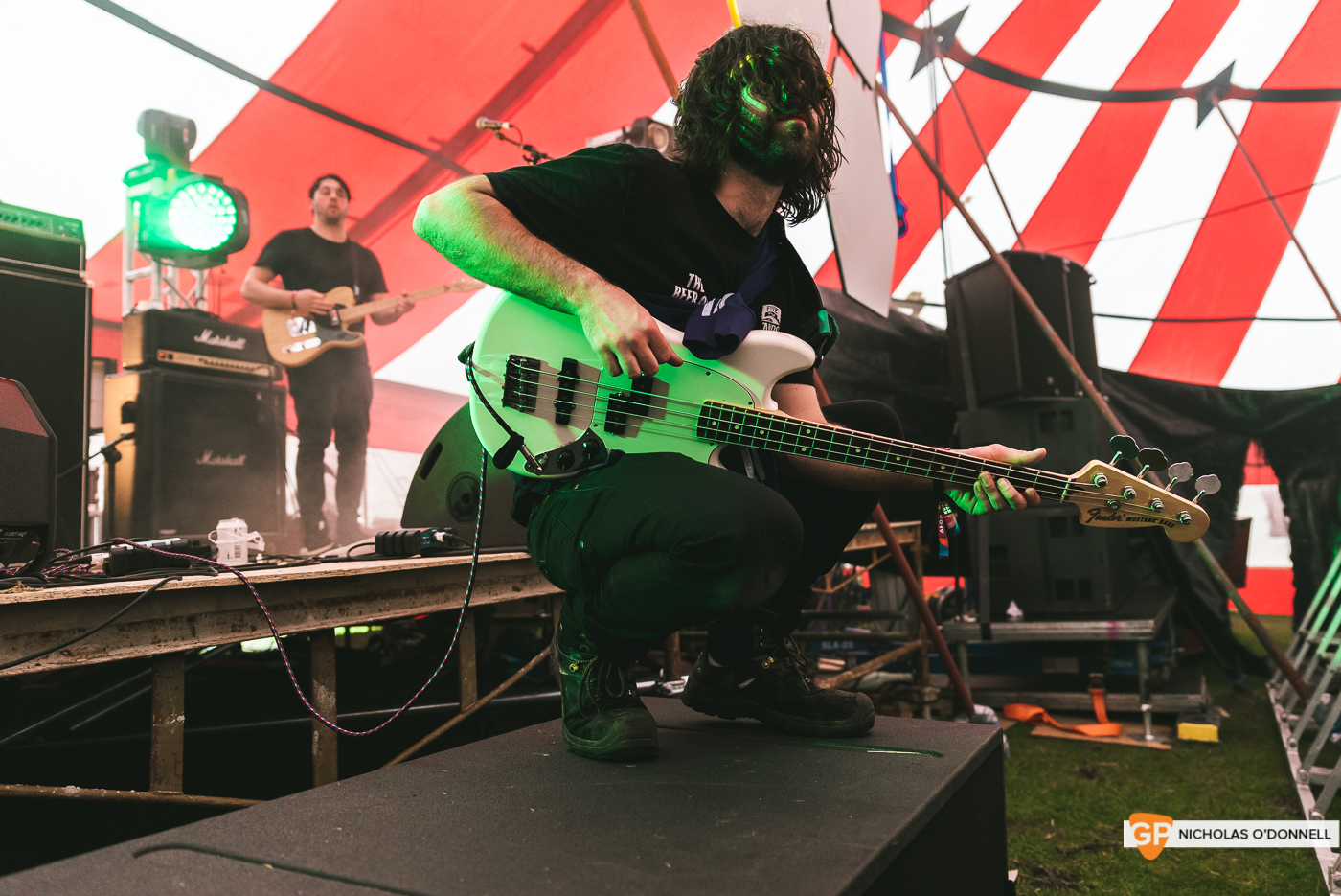 Panik Attacks performing on the Dimestore stage at KnockanStockan 19. Photos by Nicholas O_Donnell. (6 of 7)