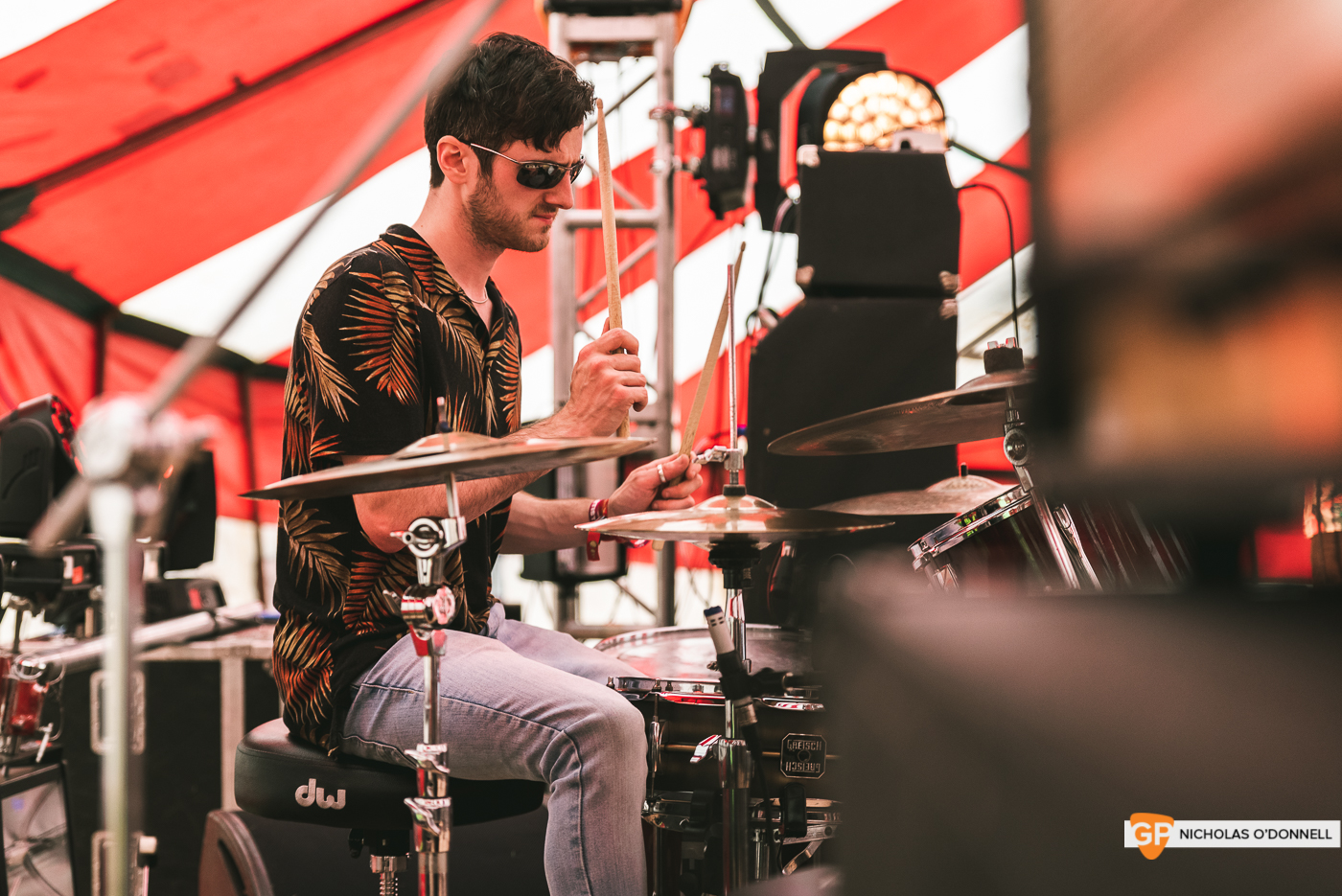 Slouch performing on the Dimestore stage at KnockanStockan 19. Photos by Nicholas O_Donnell (6 of 6)