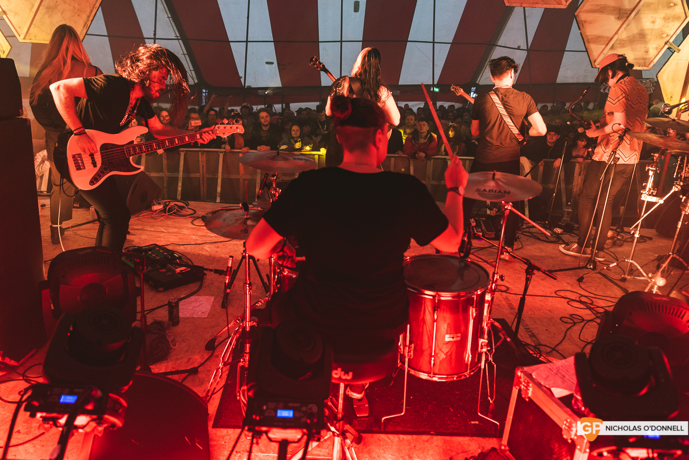 Vernon Jane performing on the Dimestore stage at KnockanStockan 19. Photos by Nicholas O_Donnell (4 of 7)