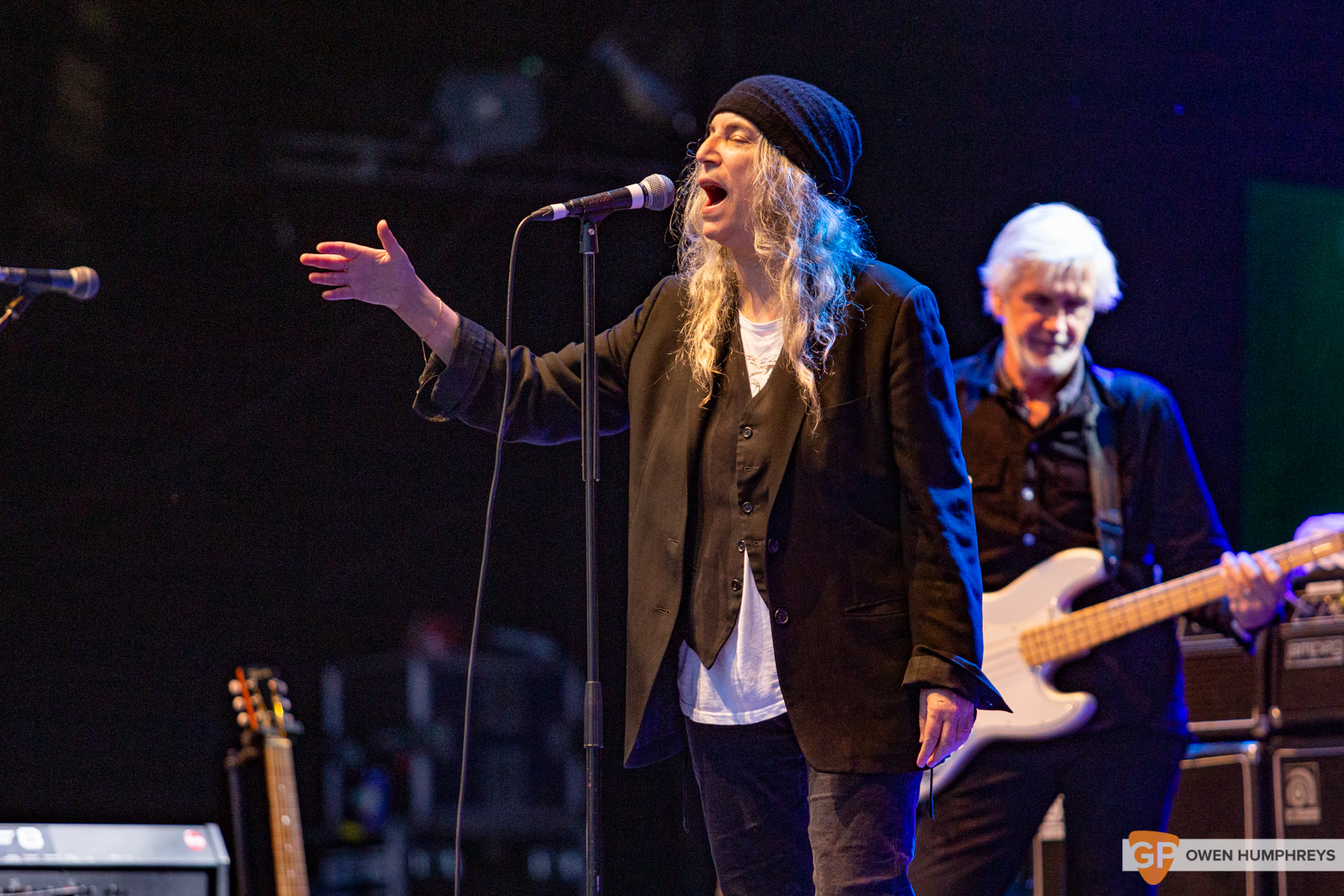 Patti Smith at All Together Now 2019. Photo by Owen Humphreys. www.owen.ie