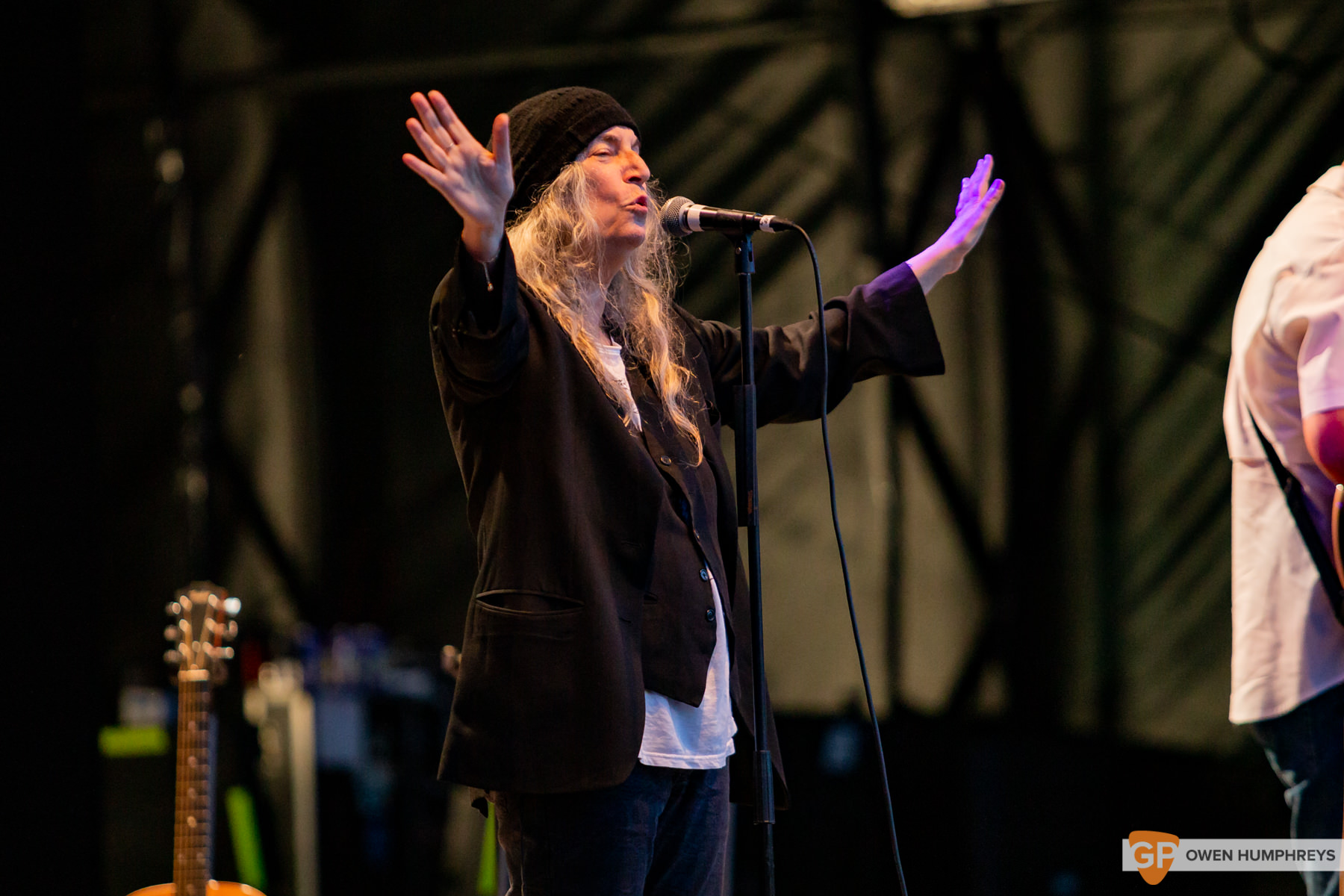 Patti Smith at All Together Now 2019. Photo by Owen Humphreys. www.owen.ie