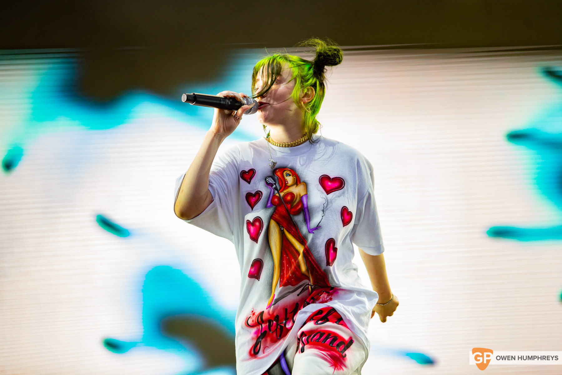 Billie Eilish at Electric Picnic 2019. Photo by Owen Humphreys. www.owen.ie