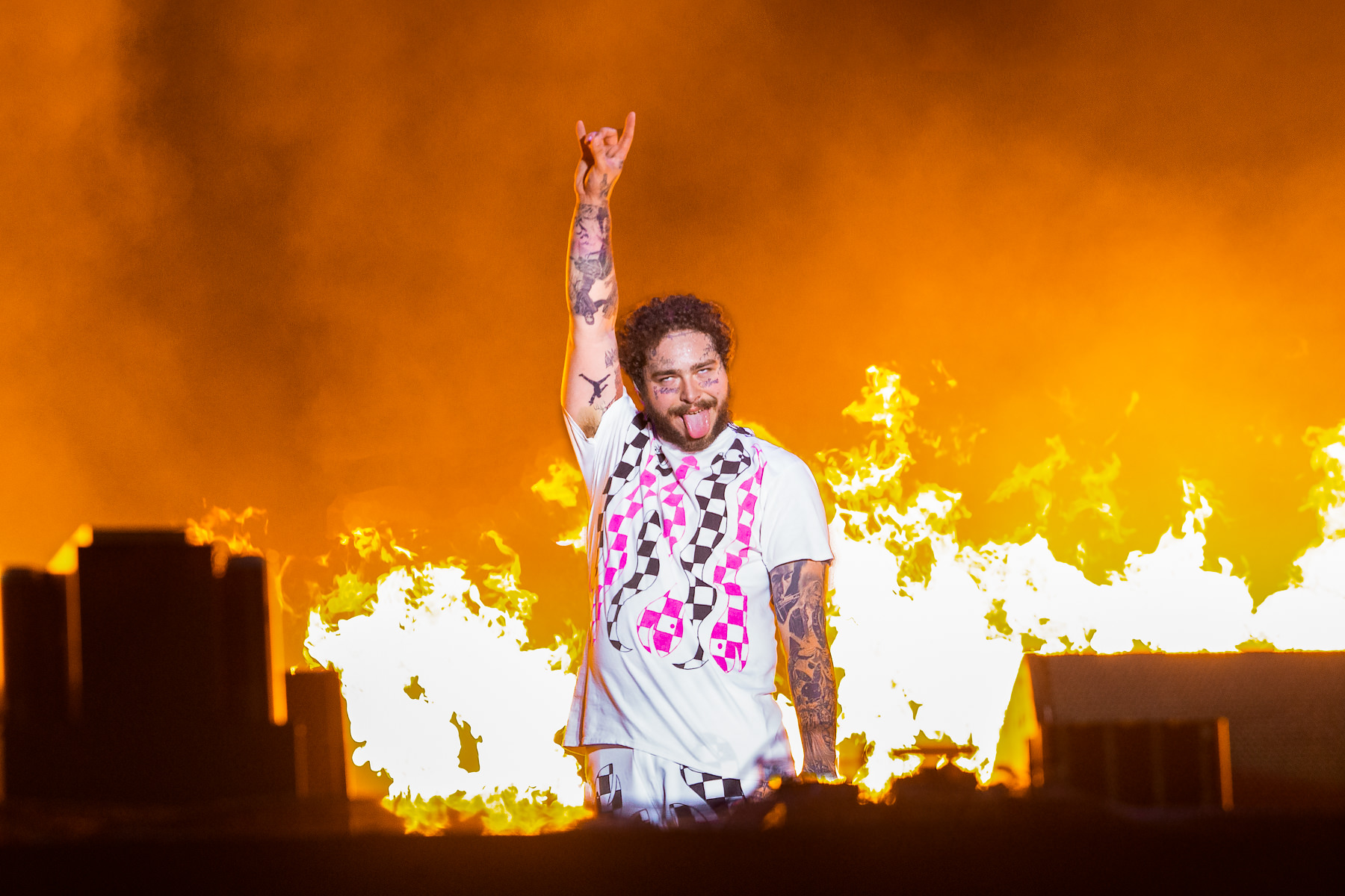 Post Malone at The RDS Arena. Photo by Owen Humphreys. www.owen.ie