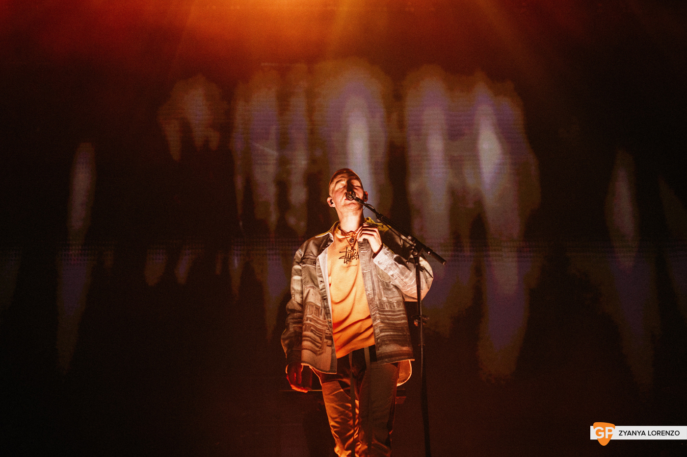 Dermot Kennedy live at the 3Arena, Dublin. Photographed by Zyanya Lorenzo.