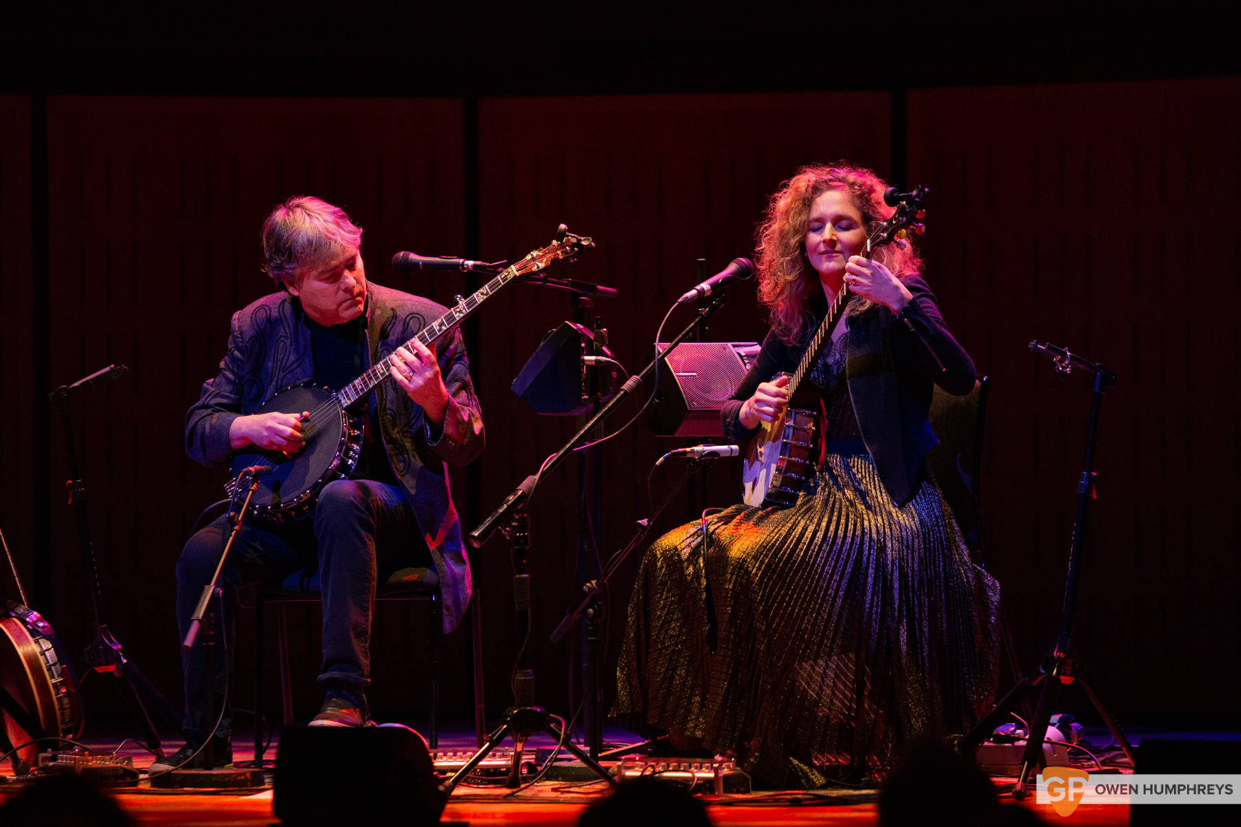 Bela Fleck & Abigail Washburn at The National Concert Hall. Photo by Owen Humphreys. www.owen.ie-11