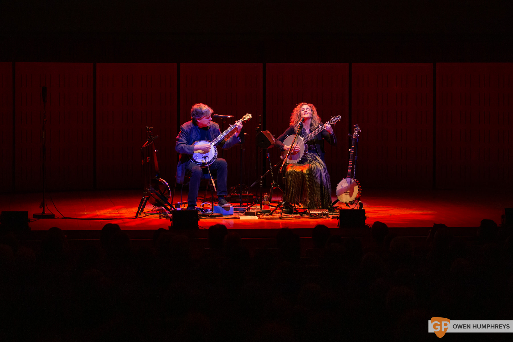 Bela Fleck & Abigail Washburn at The National Concert Hall. Photo by Owen Humphreys. www.owen.ie-2