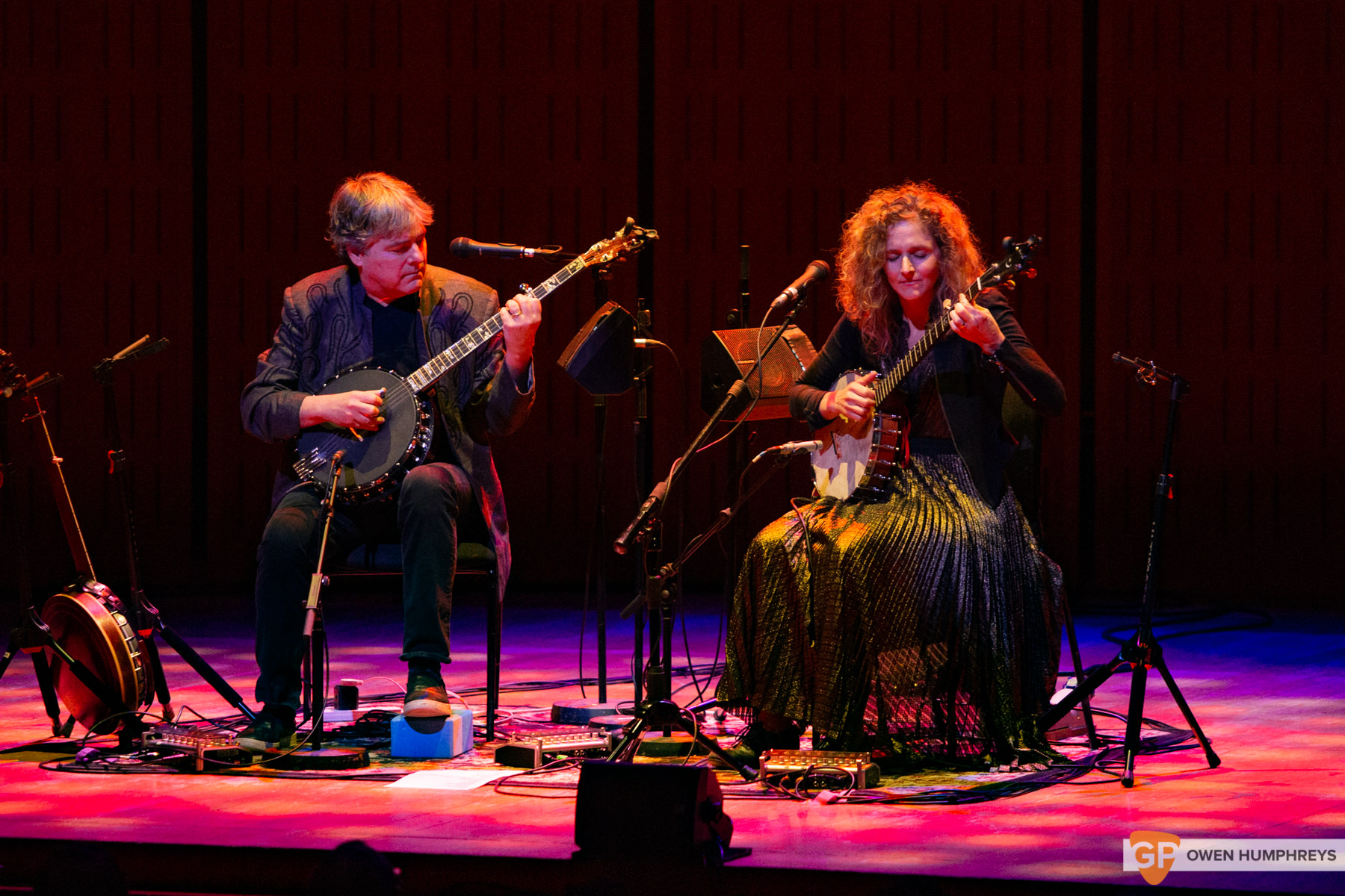 Bela Fleck & Abigail Washburn at The National Concert Hall. Photo by Owen Humphreys. www.owen.ie-3