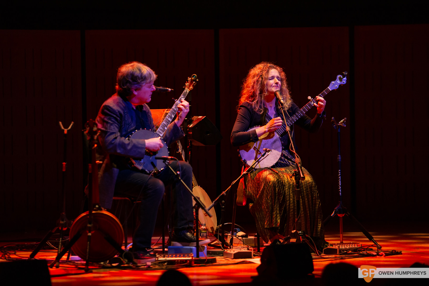 Bela Fleck & Abigail Washburn at The National Concert Hall. Photo by Owen Humphreys. www.owen.ie-6