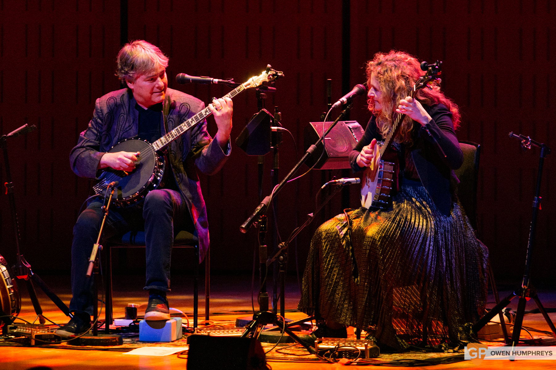 Bela Fleck & Abigail Washburn at The National Concert Hall. Photo by Owen Humphreys. www.owen.ie-7