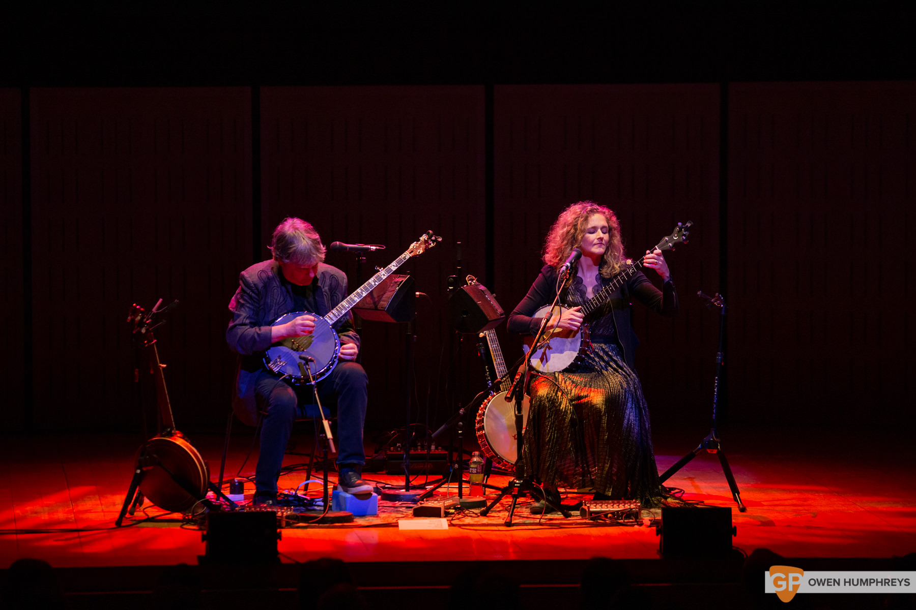 Bela Fleck & Abigail Washburn at The National Concert Hall. Photo by Owen Humphreys. www.owen.ie-8