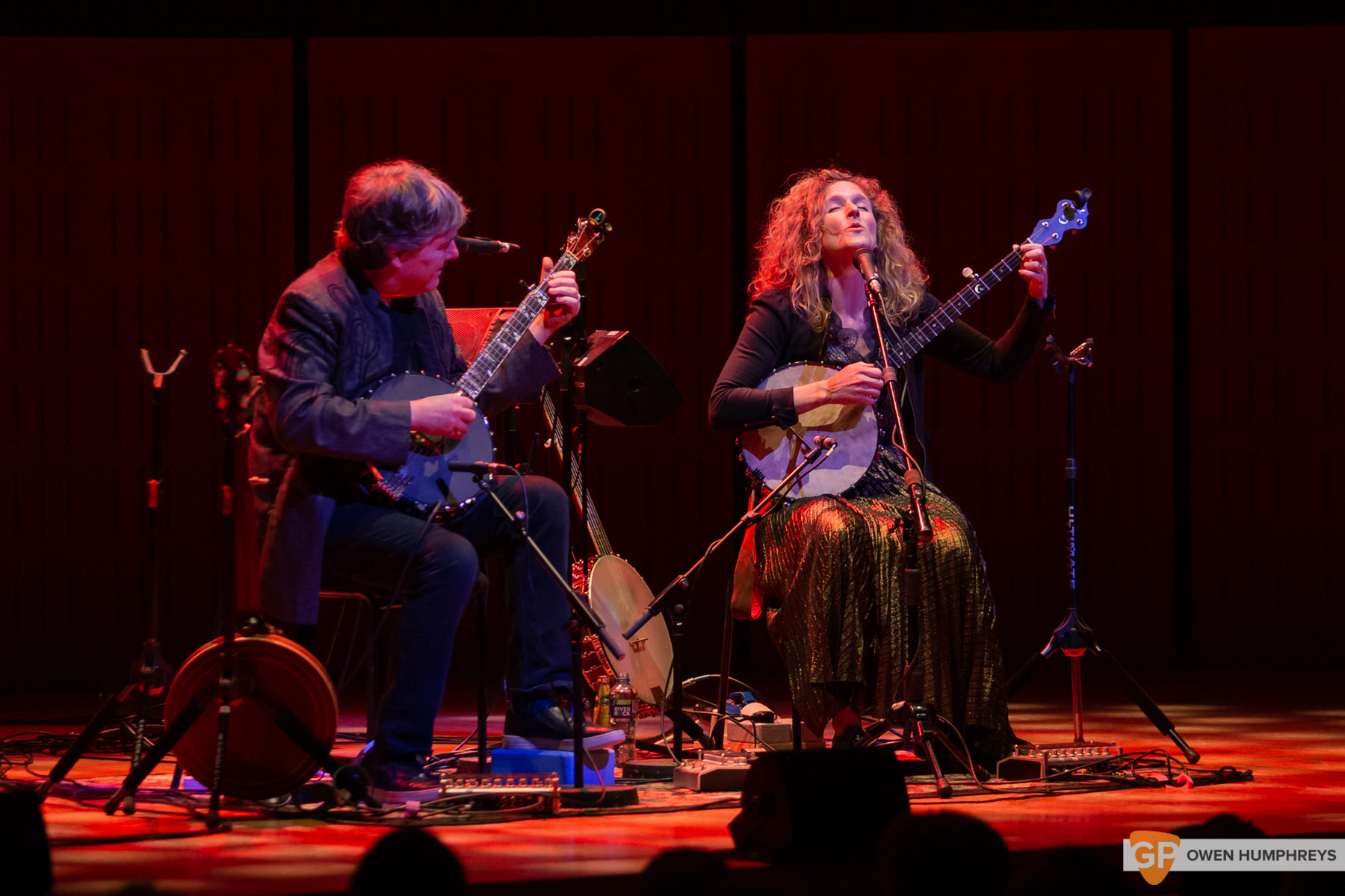 Bela Fleck & Abigail Washburn at The National Concert Hall. Photo by Owen Humphreys. www.owen.ie-9