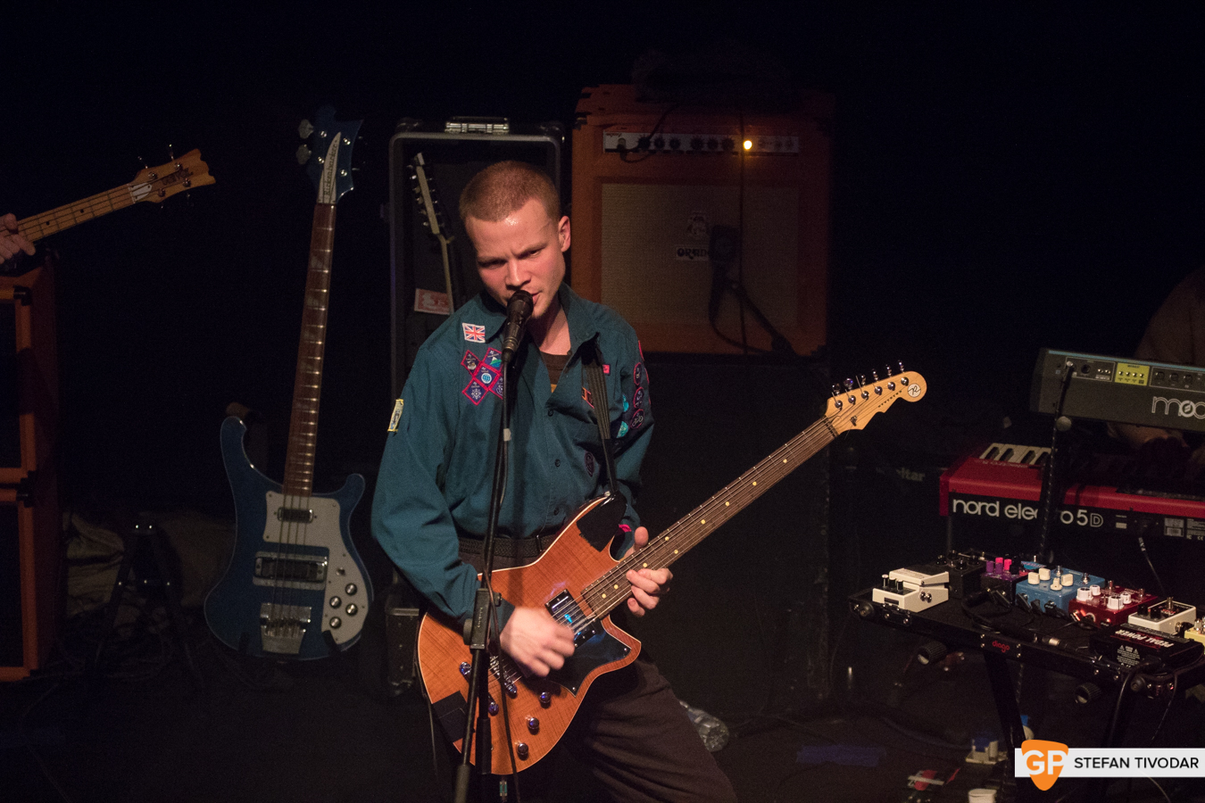 Black Midi Button Factory Dublin February 2020 Tivodar 16