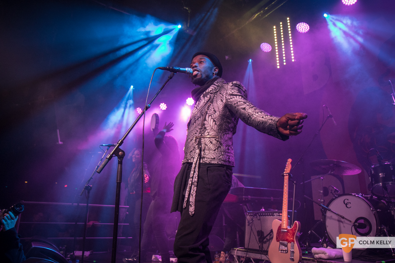 The Black Pumas at The Academy, Dublin 5.2.2020 Copyright Colm Kelly_1658-2