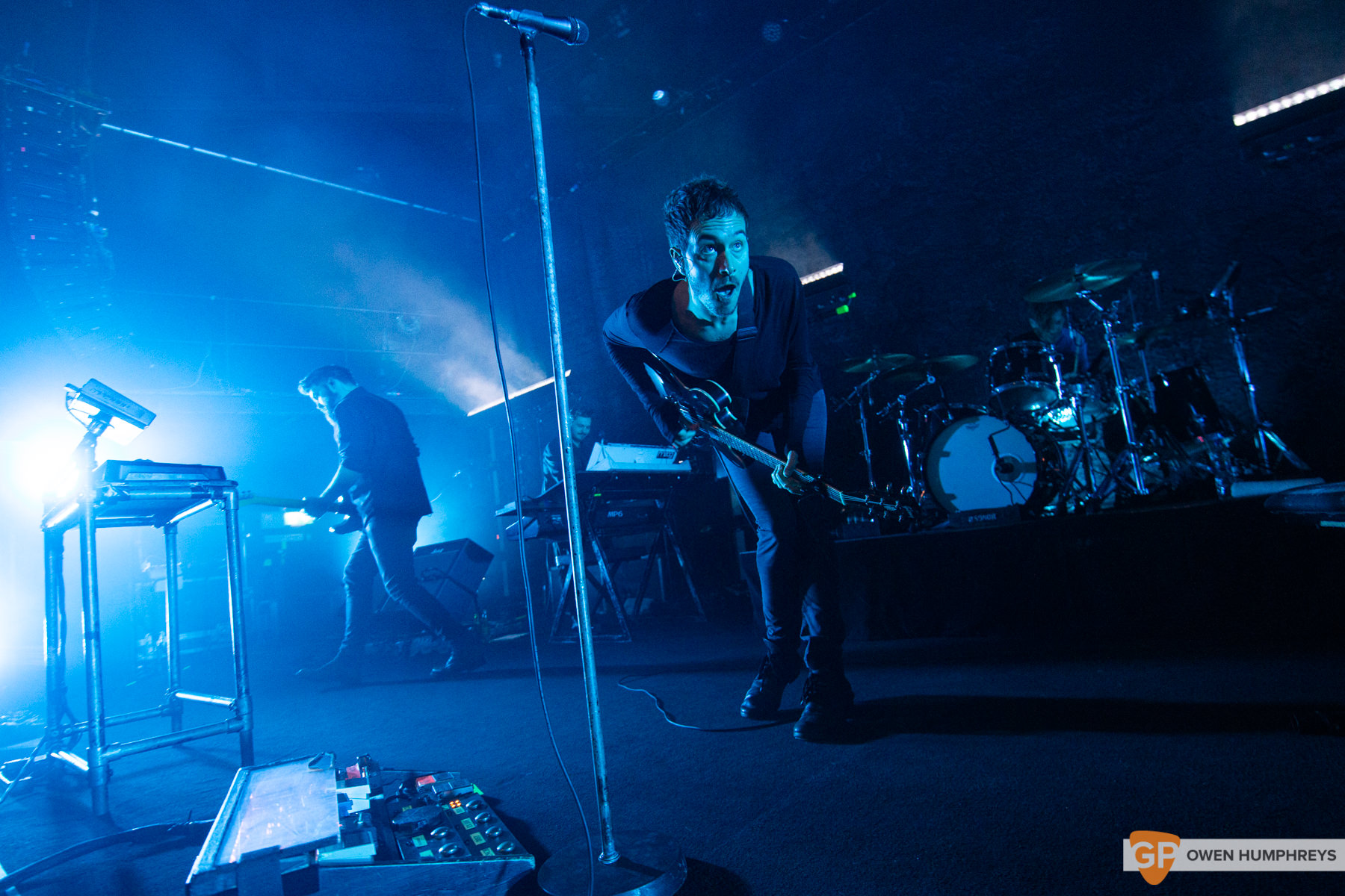 Editors at Vicar Street. Photo by Owen Humphreys. www.owen.ie