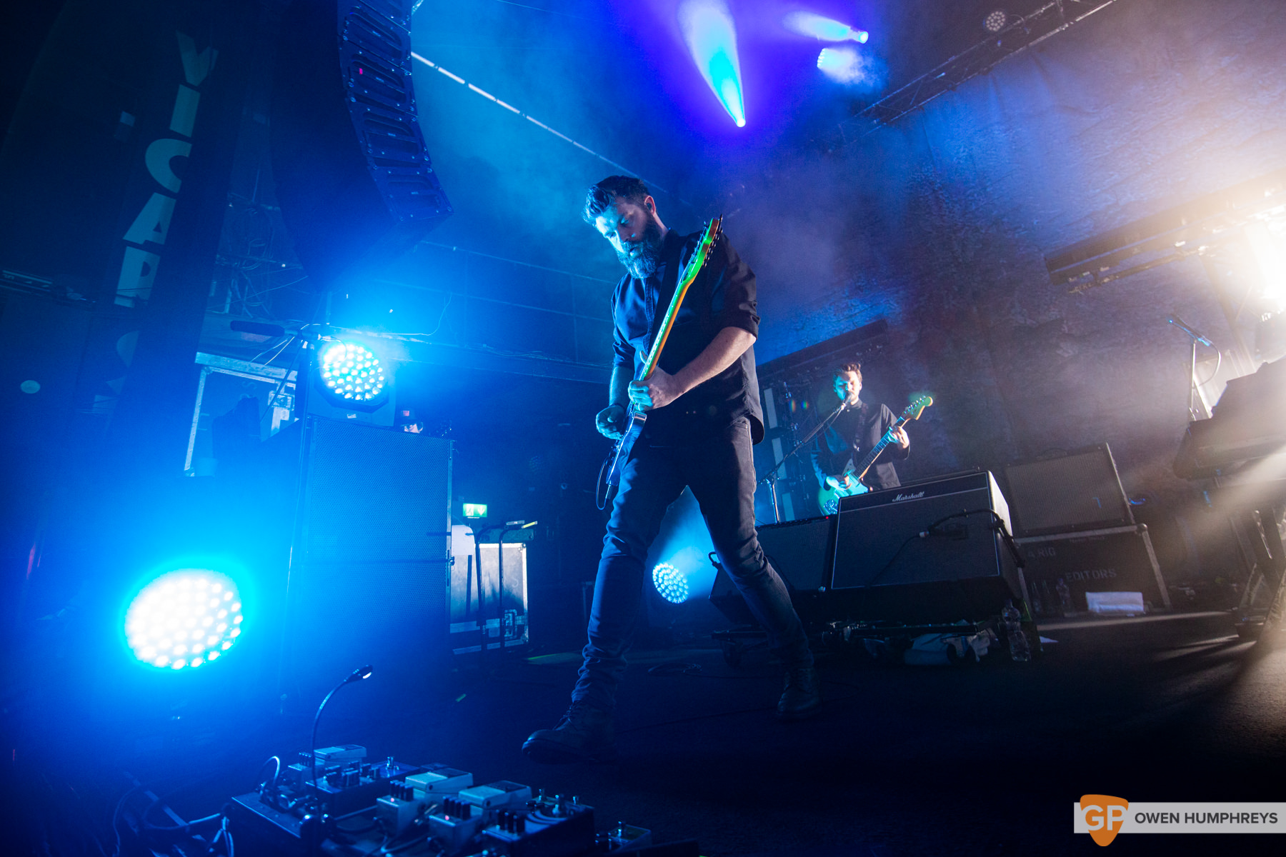 Editors at Vicar Street. Photo by Owen Humphreys. www.owen.ie