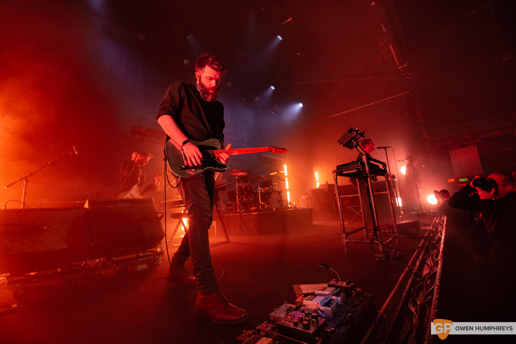 Editors at Vicar Street. Photo by Owen Humphreys. www.owen.ie