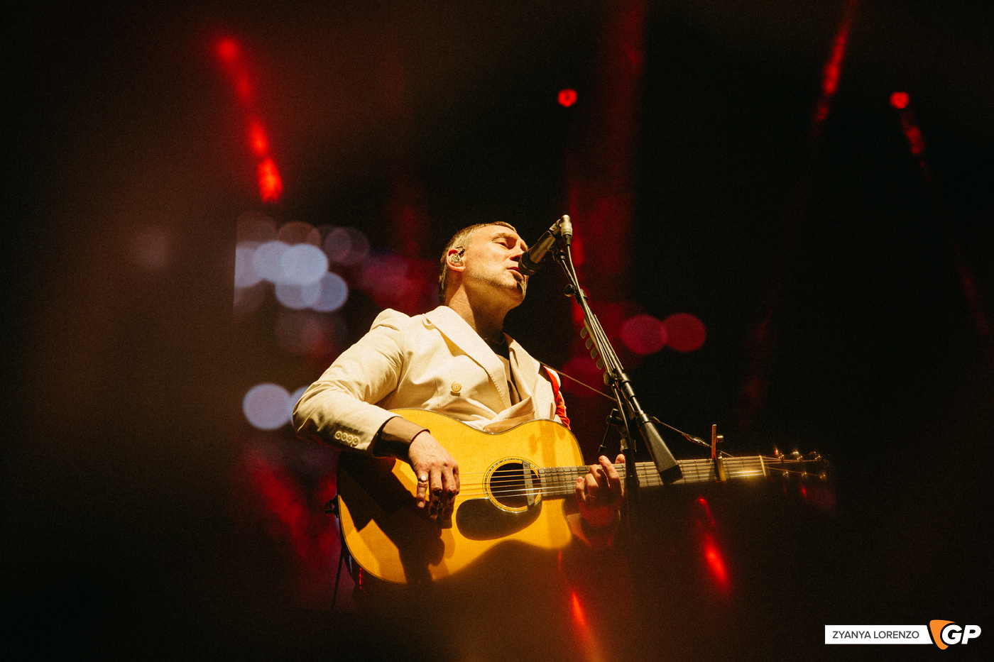 David Gray live at the 3arena, photographed by Zyanya Lorenzo