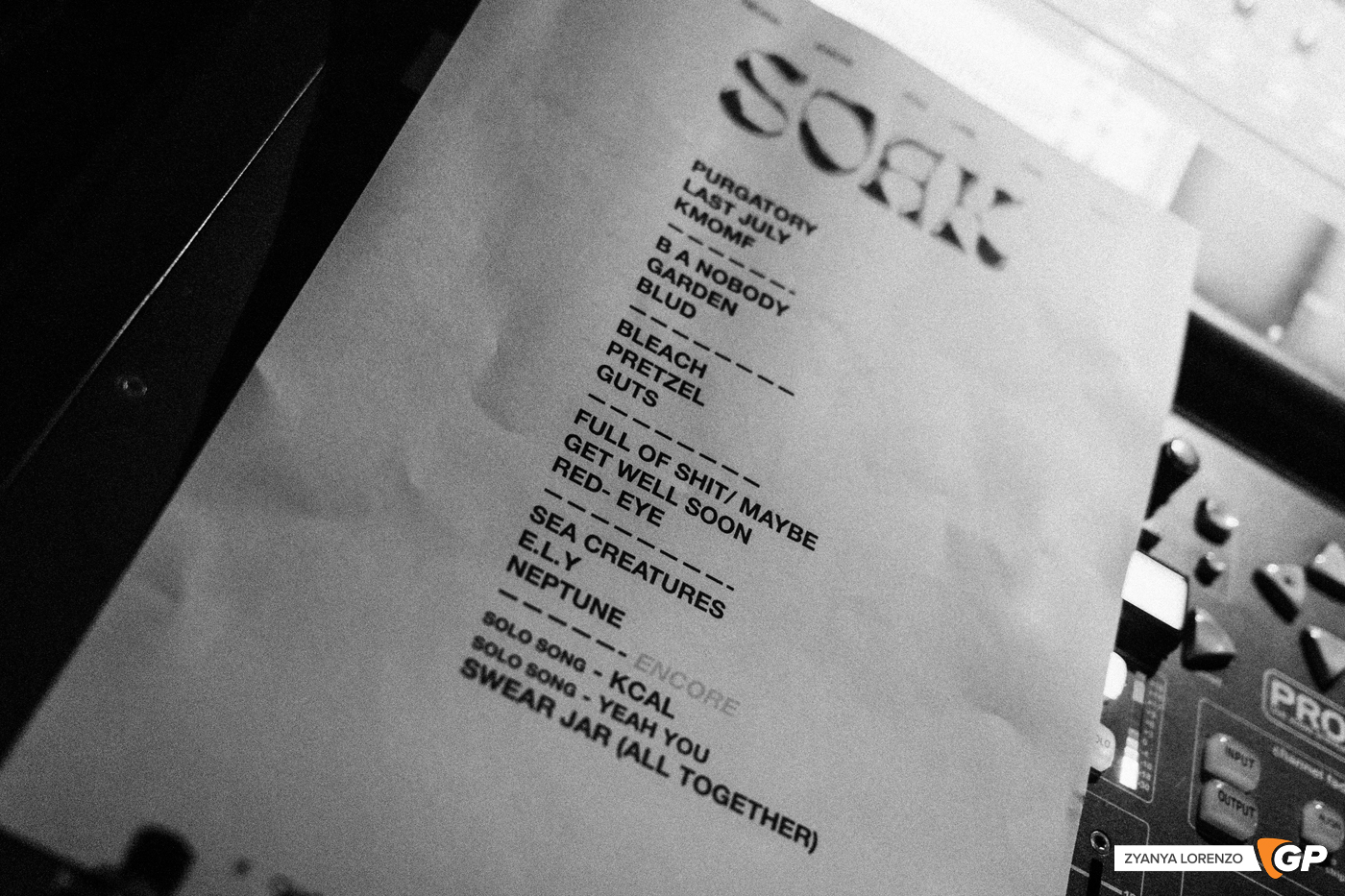 SOAK live at Whelan’s, Dublin. Photographed by Zyanya Lorenzo.