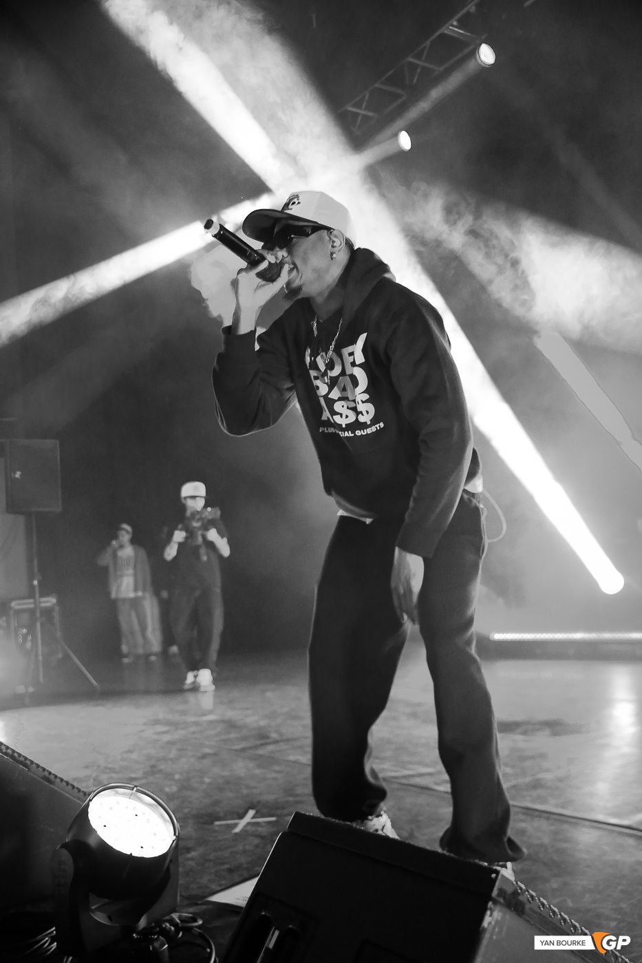 Joey Badass in The Helix on 22 December 2022