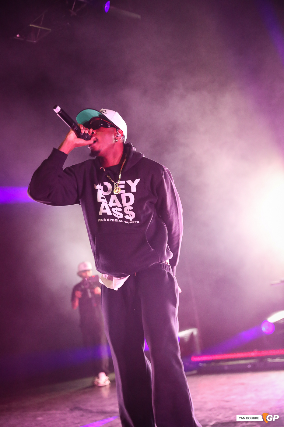 Joey Badass in The Helix on 22 December 2022