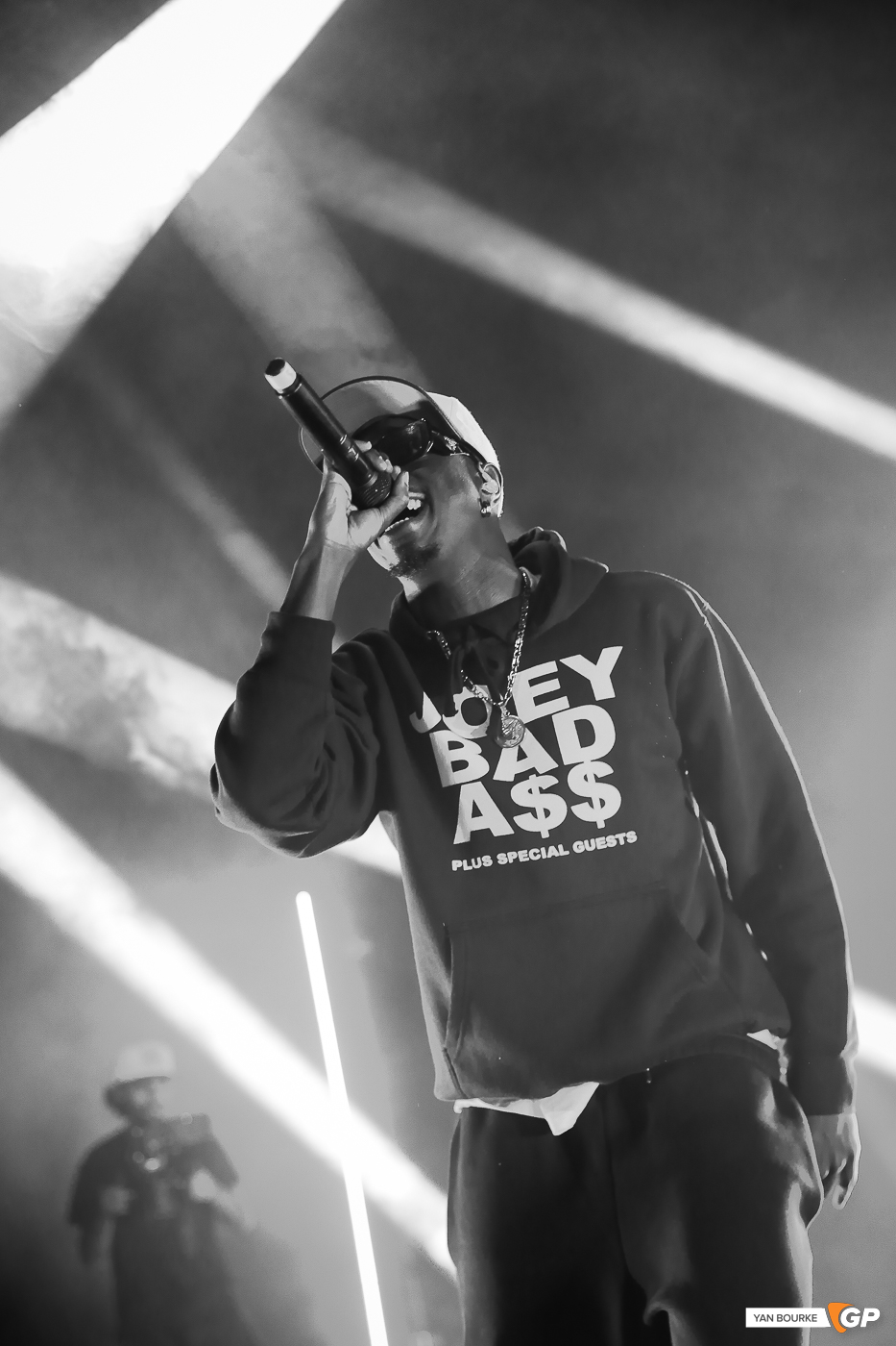 Joey Badass in The Helix on 22 December 2022