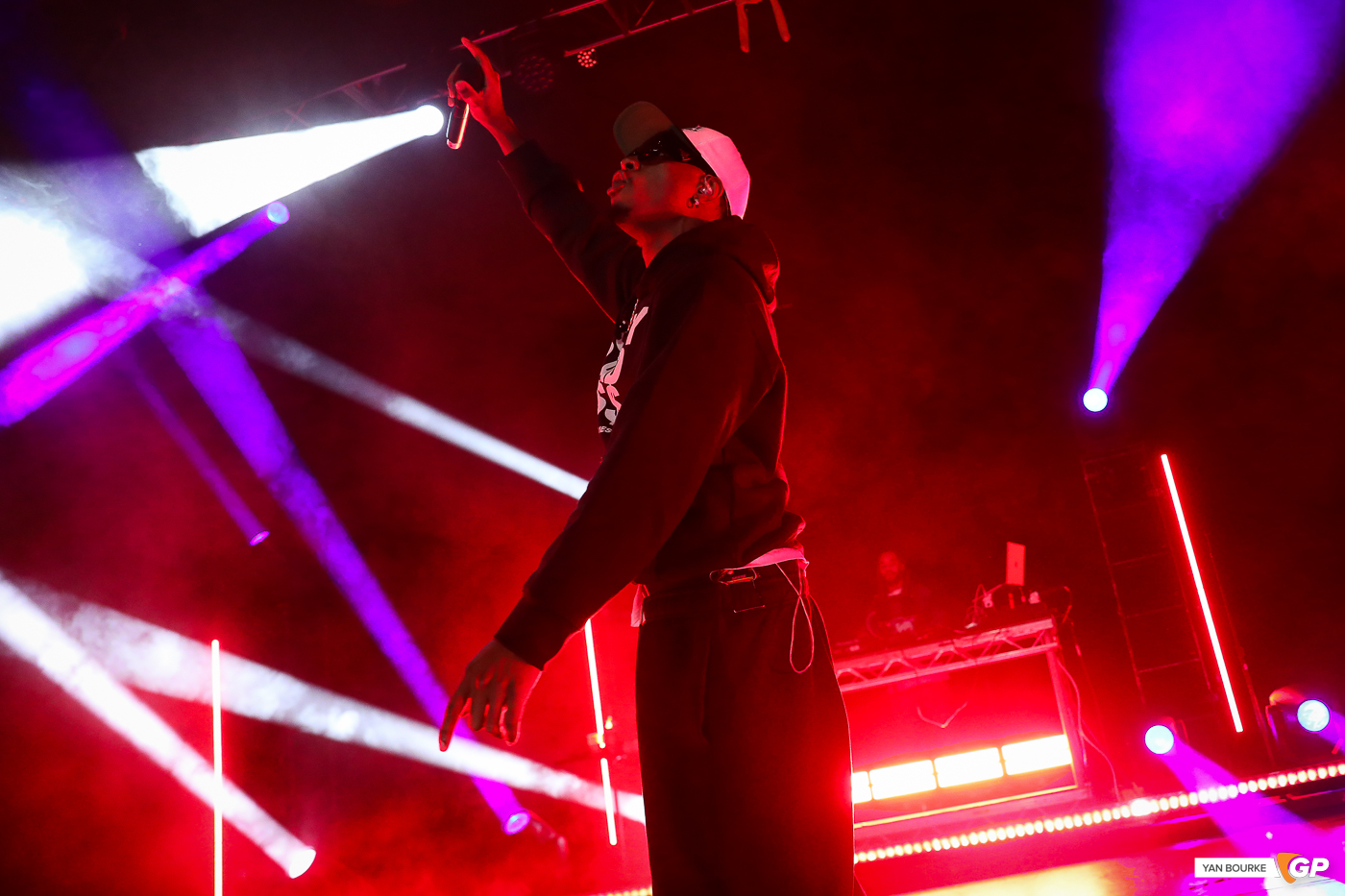 Joey Badass in The Helix on 22 December 2022