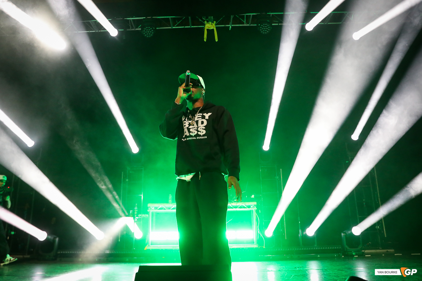 Joey Badass in The Helix on 22 December 2022