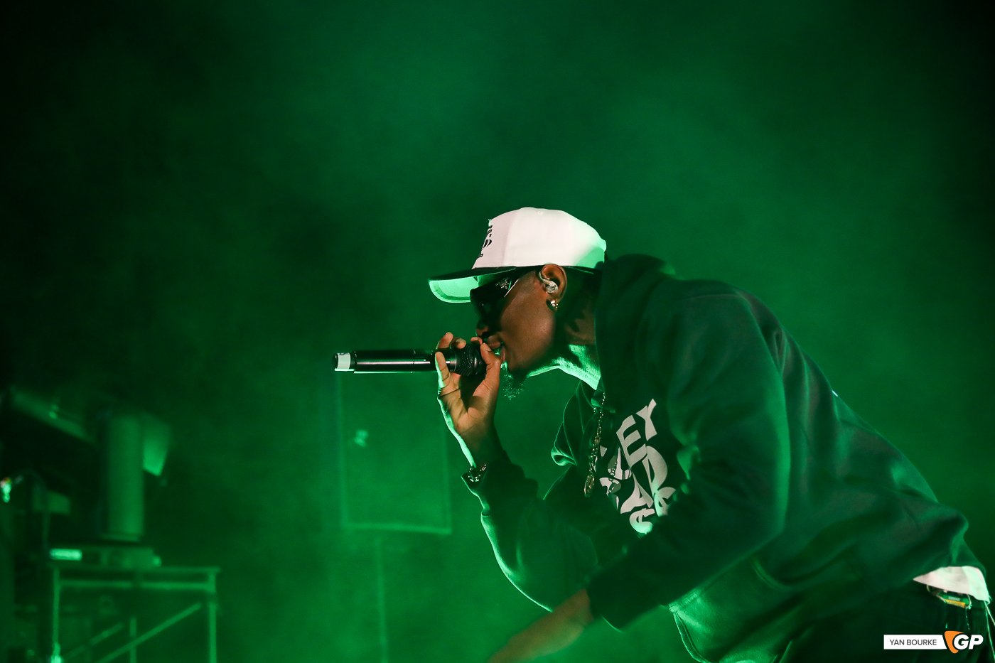Joey Badass in The Helix on 22 December 2022