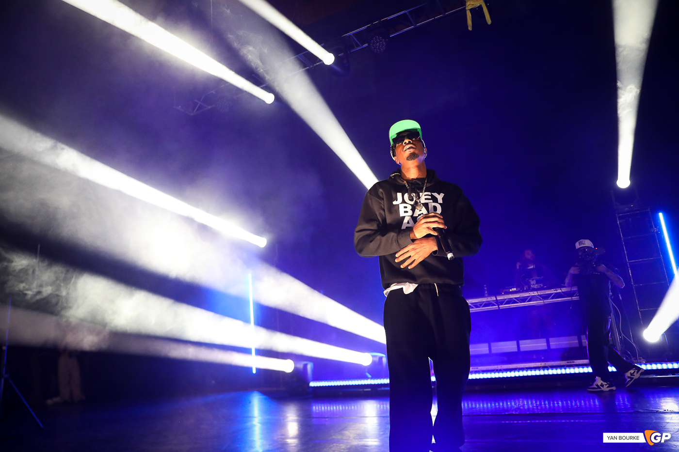 Joey Badass in The Helix on 22 December 2022