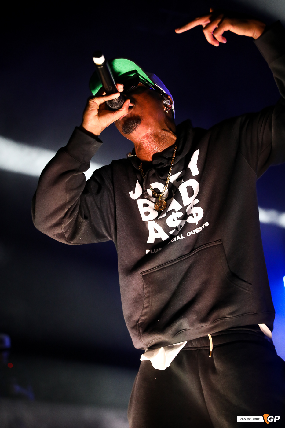 Joey Badass in The Helix on 22 December 2022
