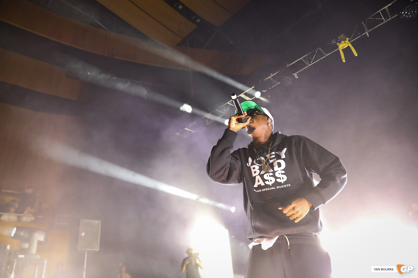 Joey Badass in The Helix on 22 December 2022