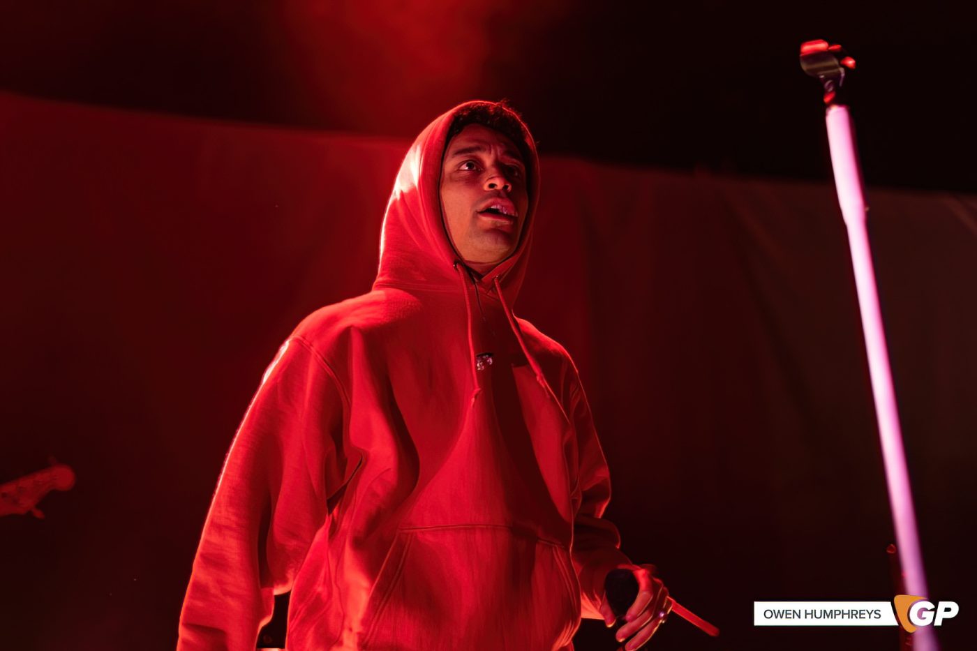 Loyle Carner at Vicar Street. Photo by Owen Humphreys www.owen.ie