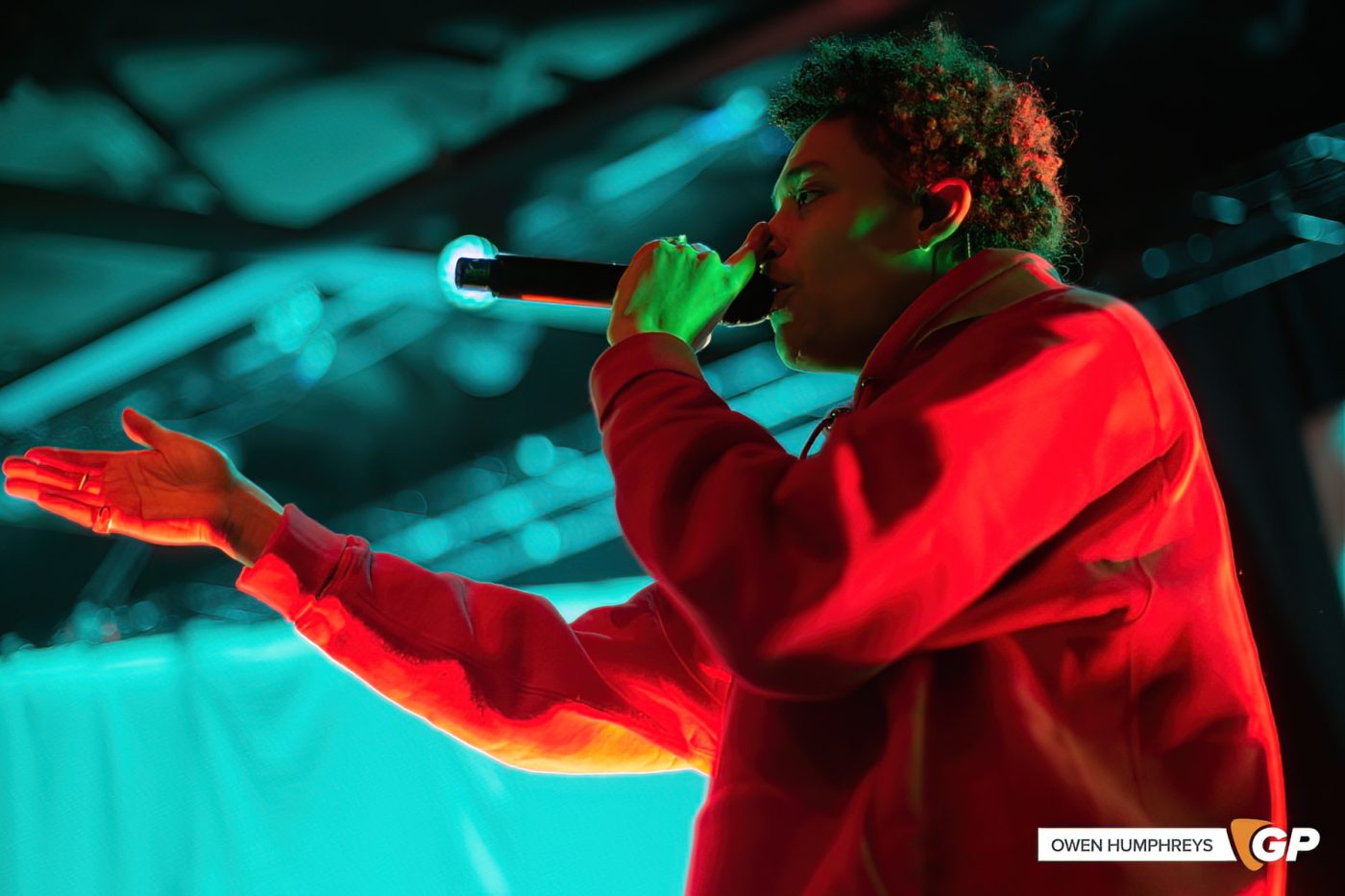 Loyle Carner at Vicar Street. Photo by Owen Humphreys www.owen.ie