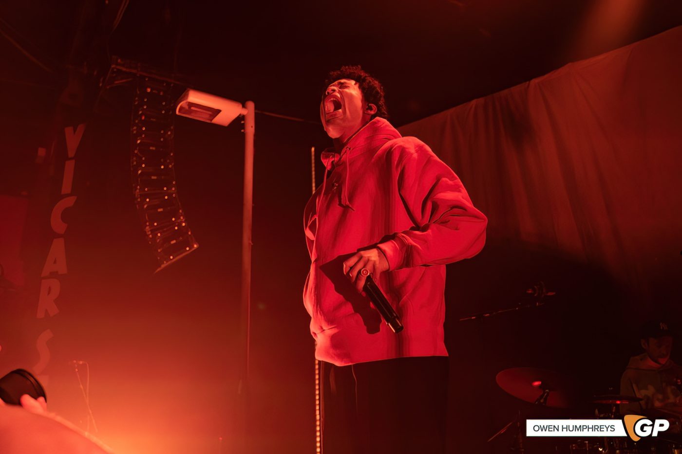 Loyle Carner at Vicar Street. Photo by Owen Humphreys www.owen.ie