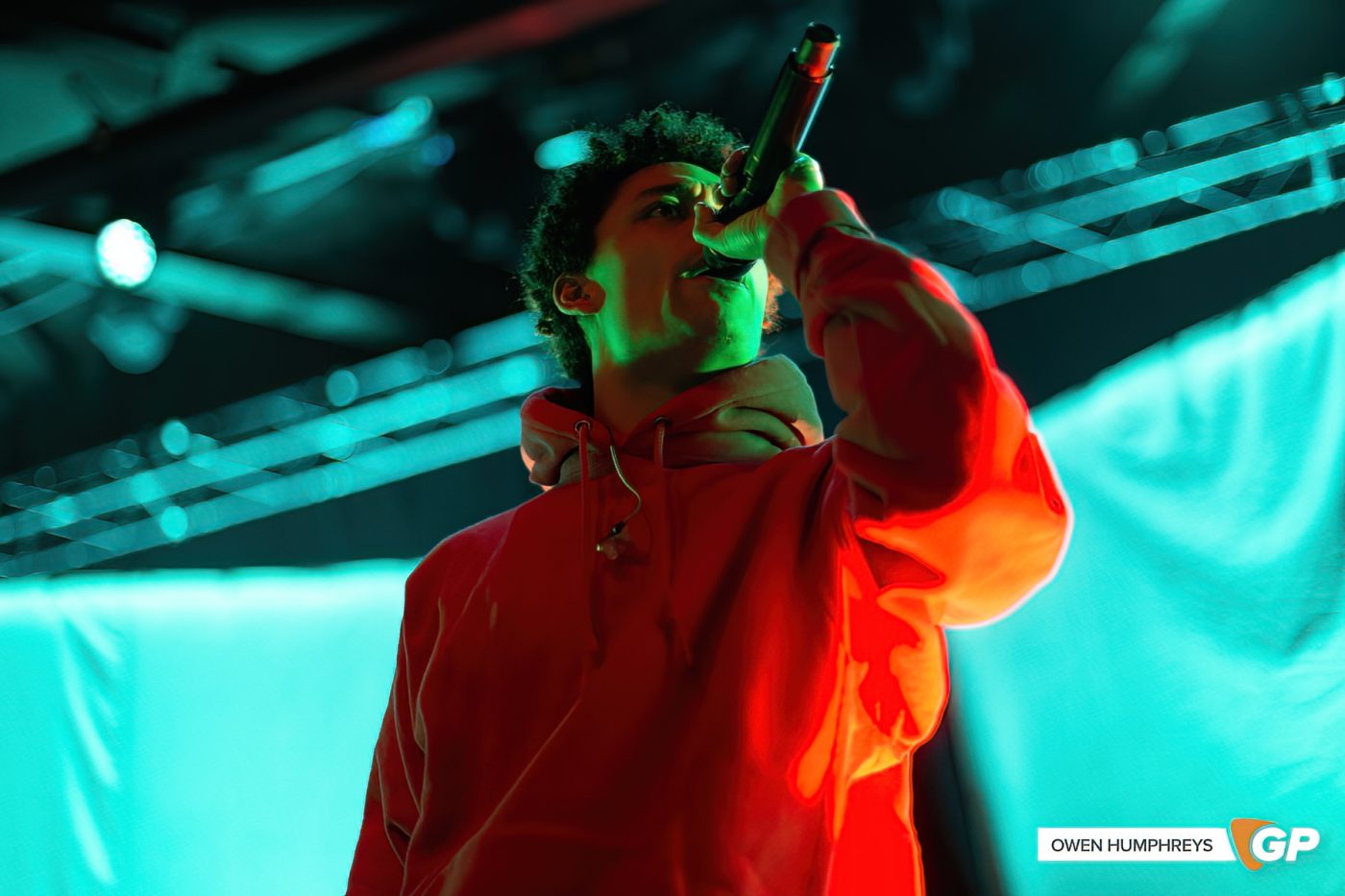 Loyle Carner at Vicar Street. Photo by Owen Humphreys www.owen.ie