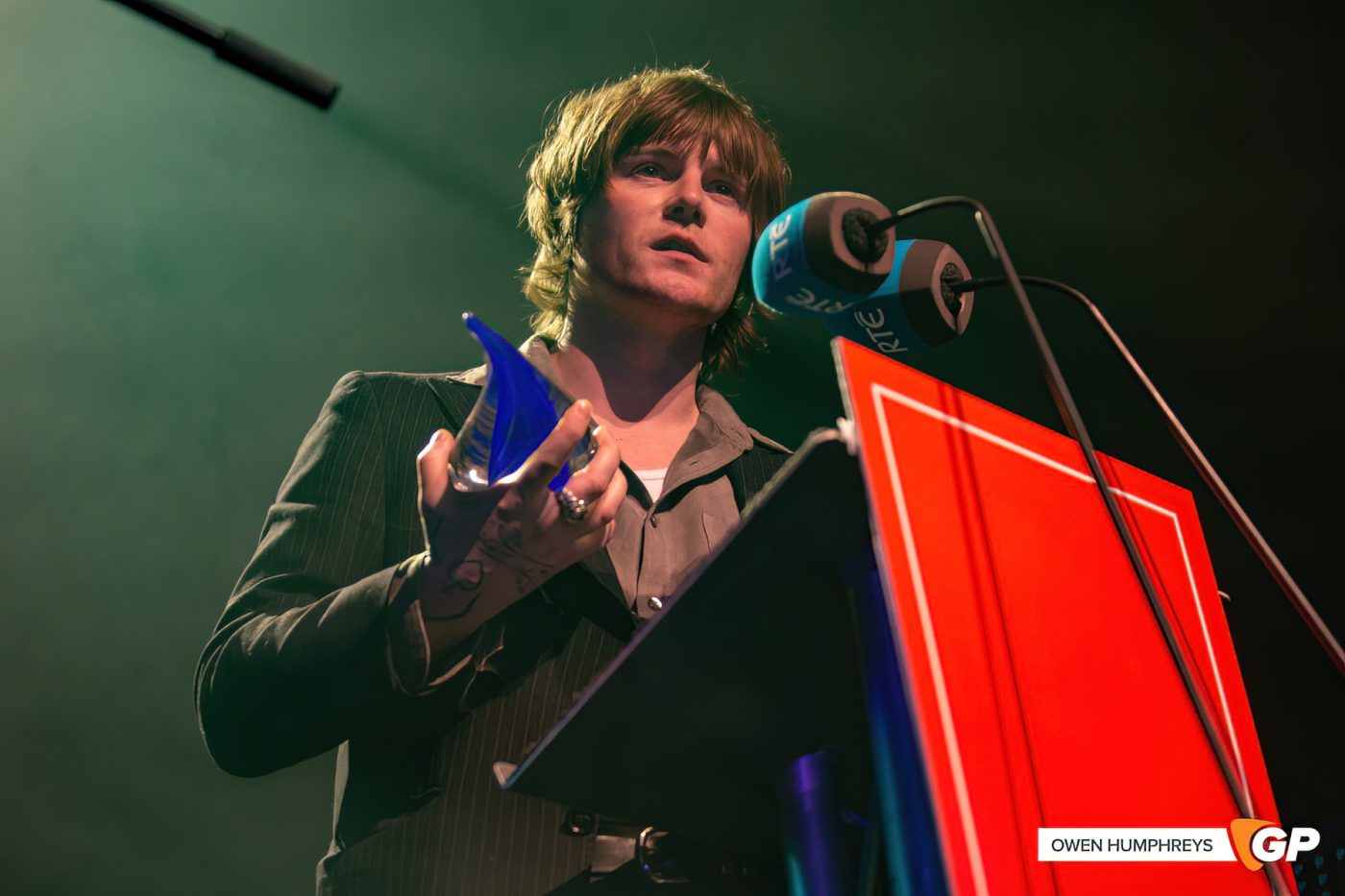Fontaines D.C. at Choice Music Prize 2022. Photo by Owen Humphreys www.owen.ie