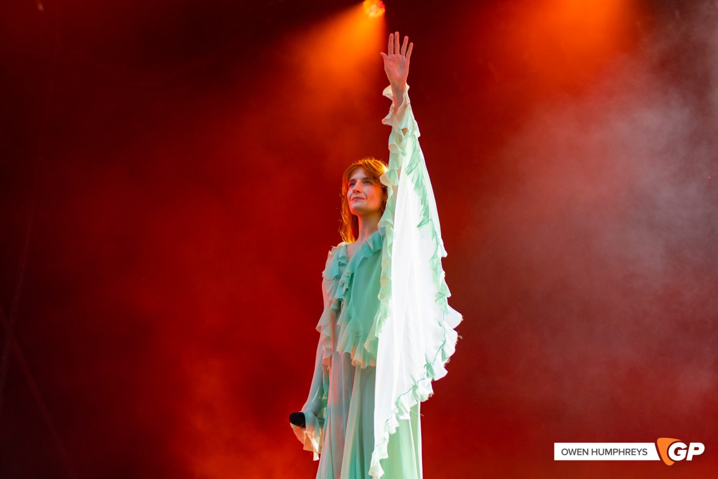 Florence + The Machine at Malahide Castle. Photo by Owen Humphreys www.owen.ie