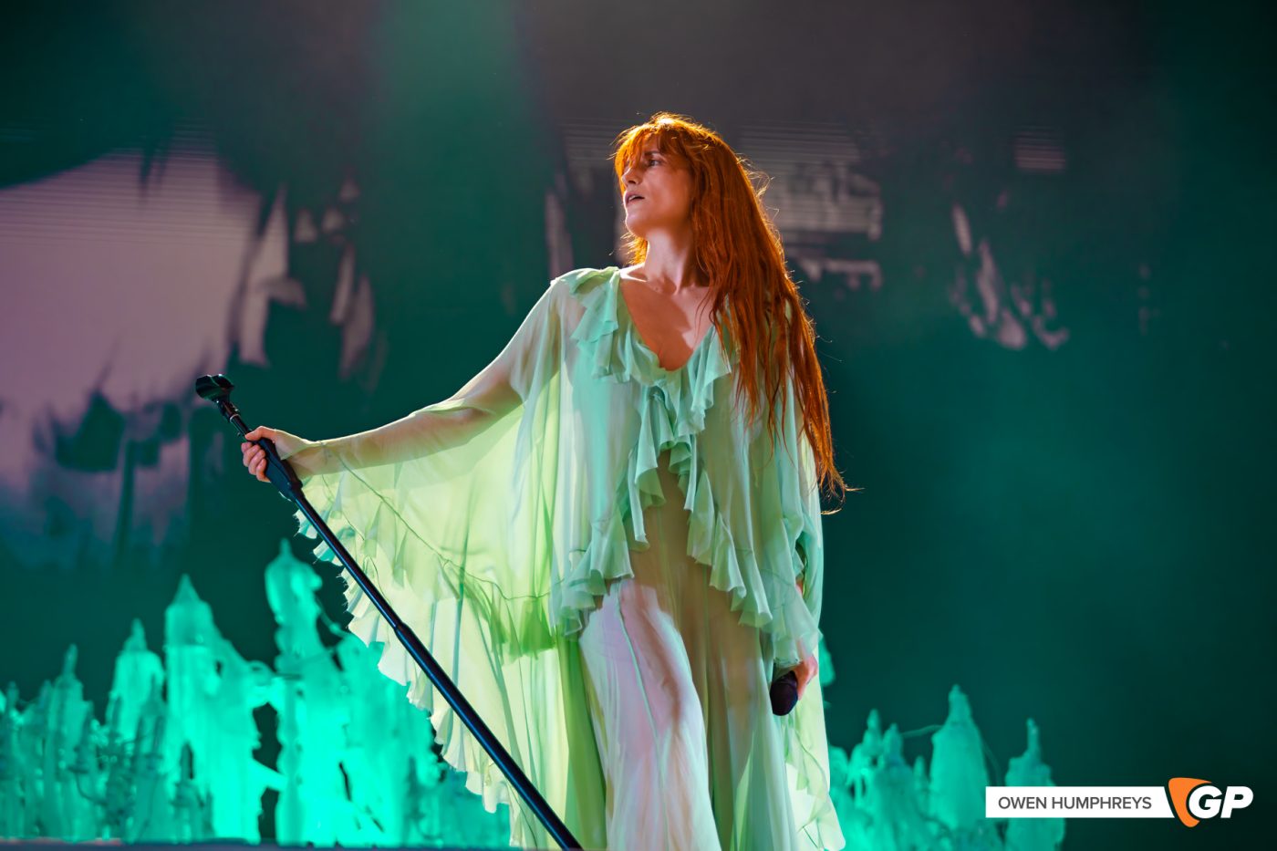 Florence + The Machine at Malahide Castle. Photo by Owen Humphreys www.owen.ie
