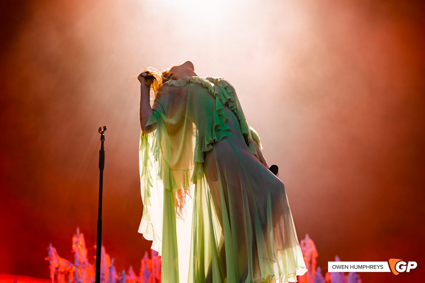 Florence + The Machine at Malahide Castle. Photo by Owen Humphreys www.owen.ie