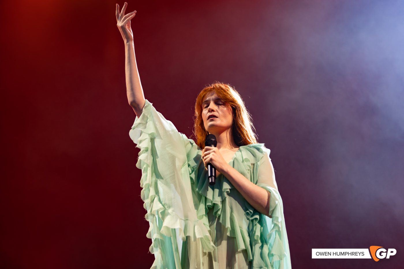 Florence + The Machine at Malahide Castle. Photo by Owen Humphreys www.owen.ie