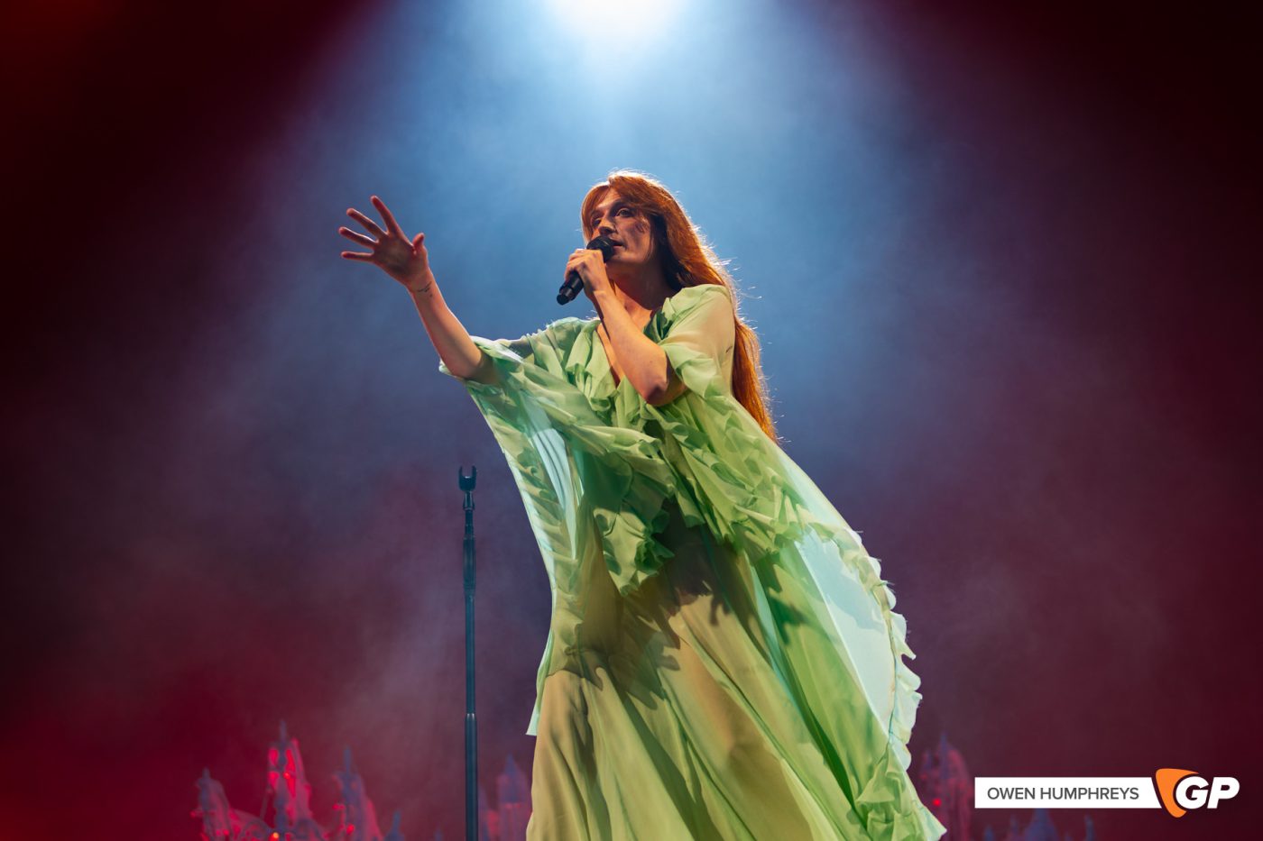 Florence + The Machine at Malahide Castle. Photo by Owen Humphreys www.owen.ie