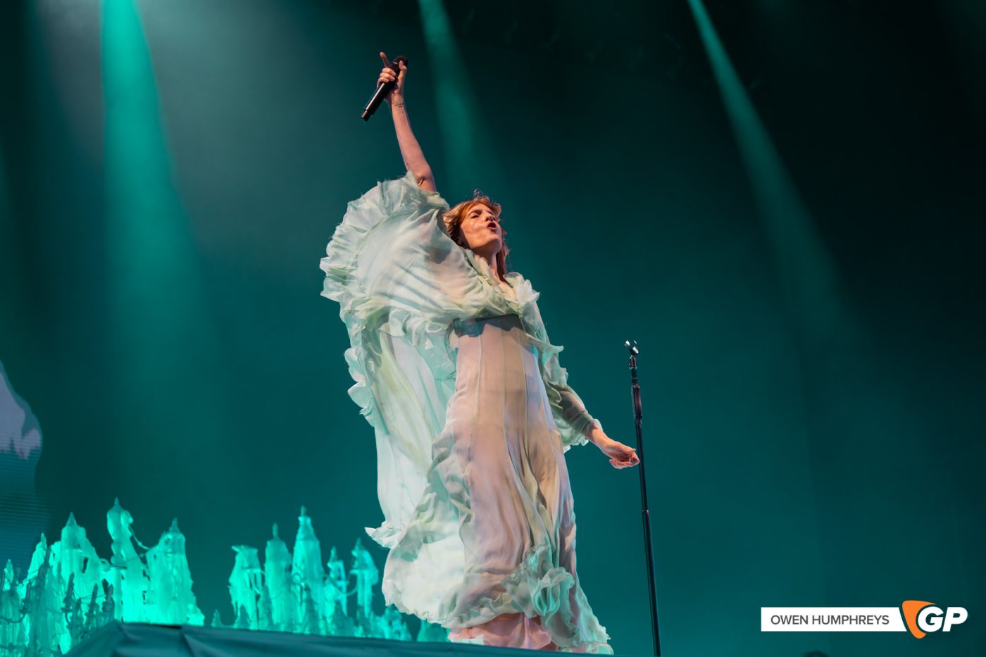 Florence + The Machine at Malahide Castle. Photo by Owen Humphreys www.owen.ie