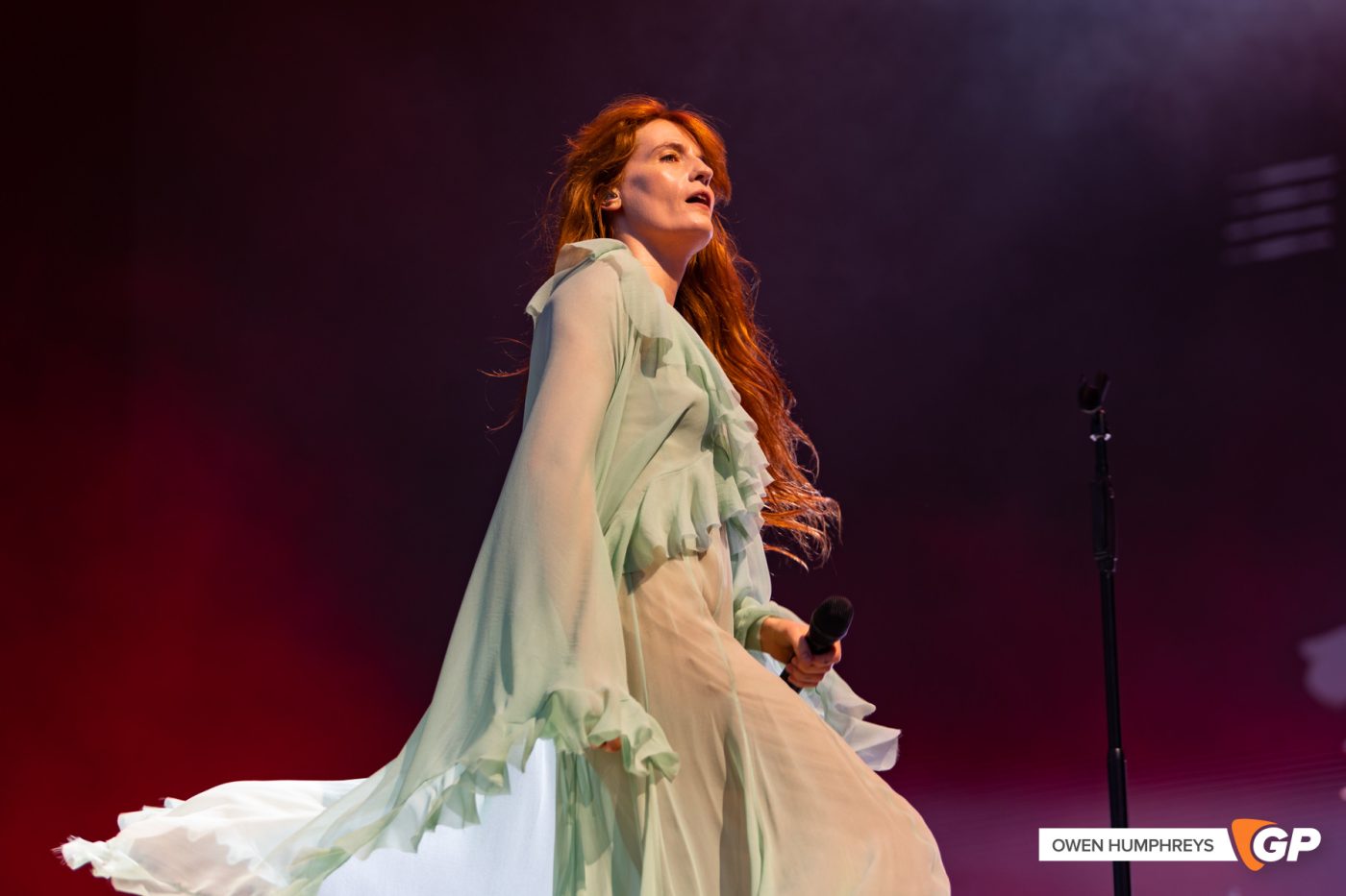 Florence + The Machine at Malahide Castle. Photo by Owen Humphreys www.owen.ie