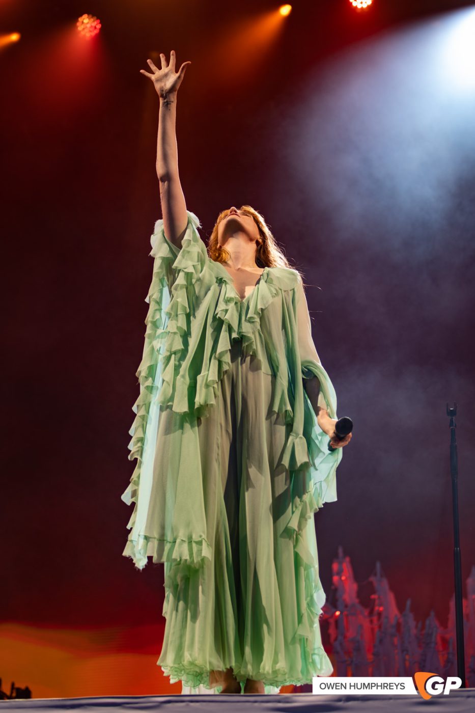 Florence + The Machine at Malahide Castle. Photo by Owen Humphreys www.owen.ie