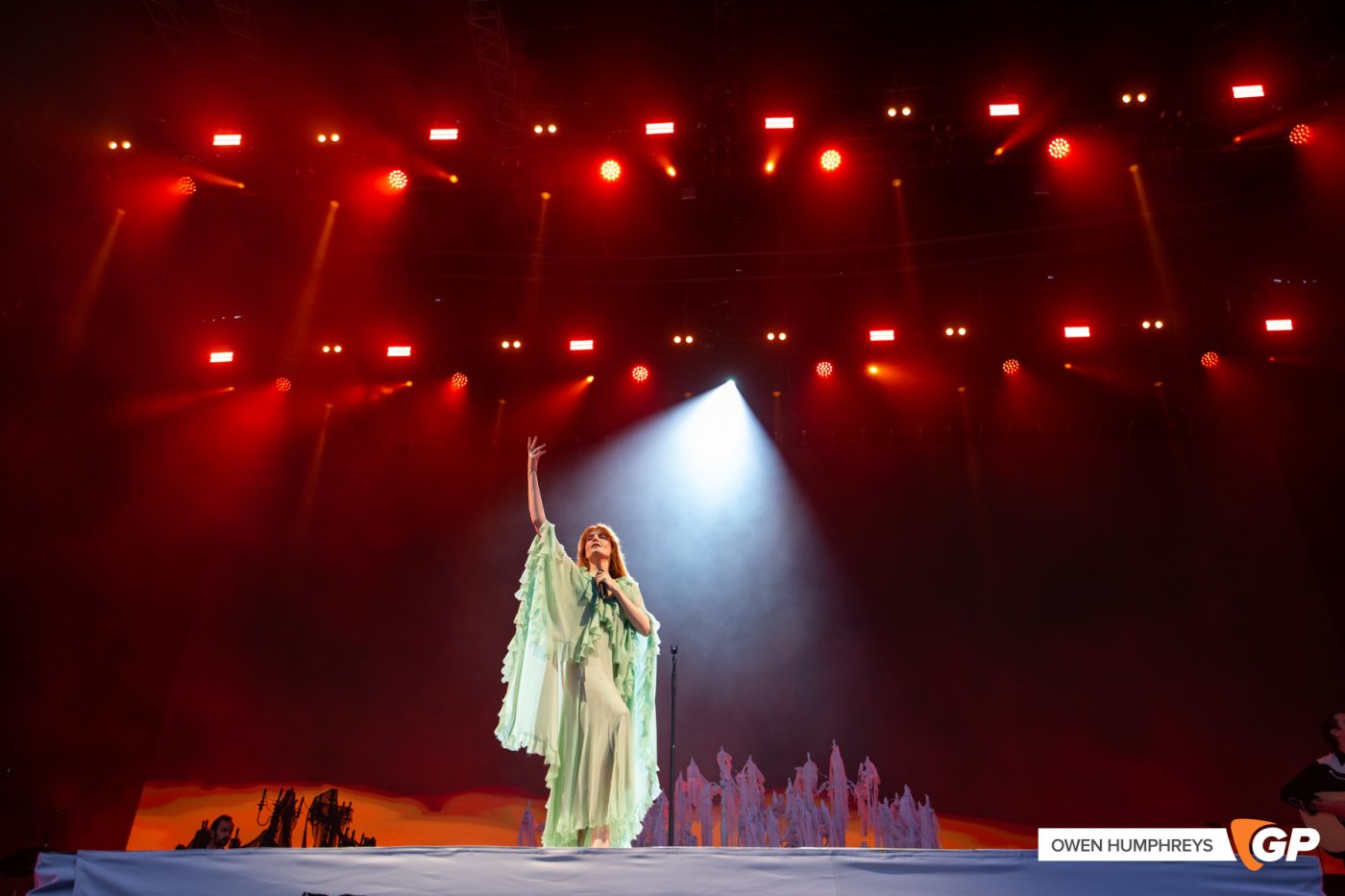Florence + The Machine at Malahide Castle. Photo by Owen Humphreys www.owen.ie